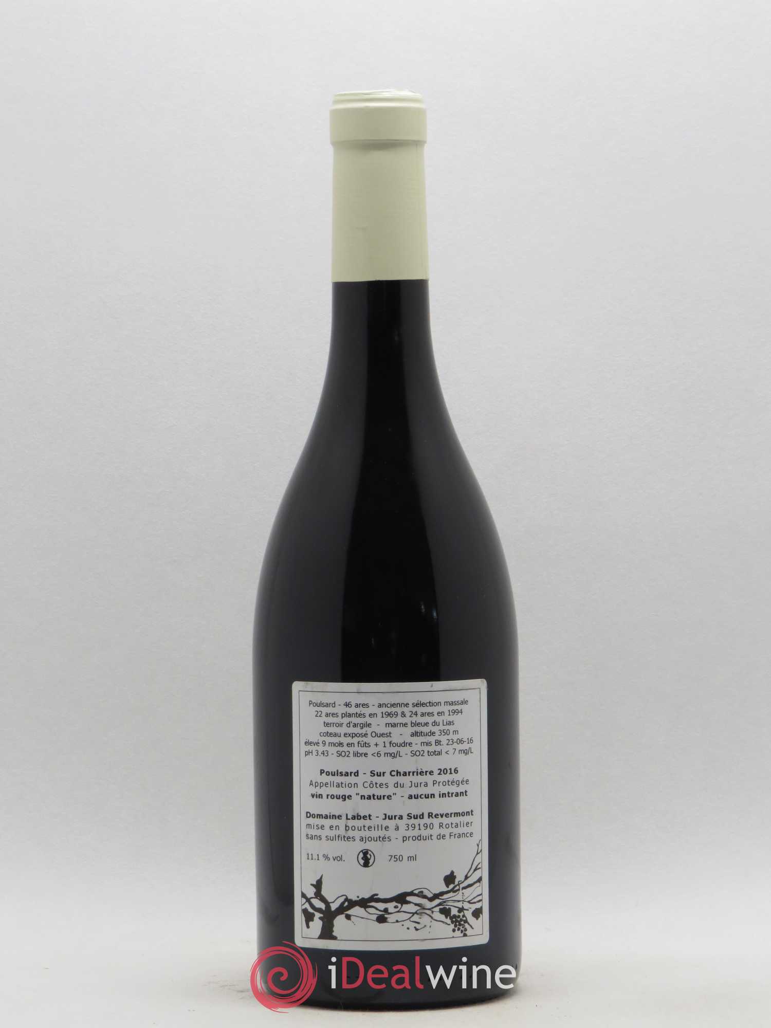 Côtes du Jura Poulsard Sur Charrière Romain - Julien - Charline Labet (sans prix de réserve) 2016 - Lot de 1 bouteille - 1