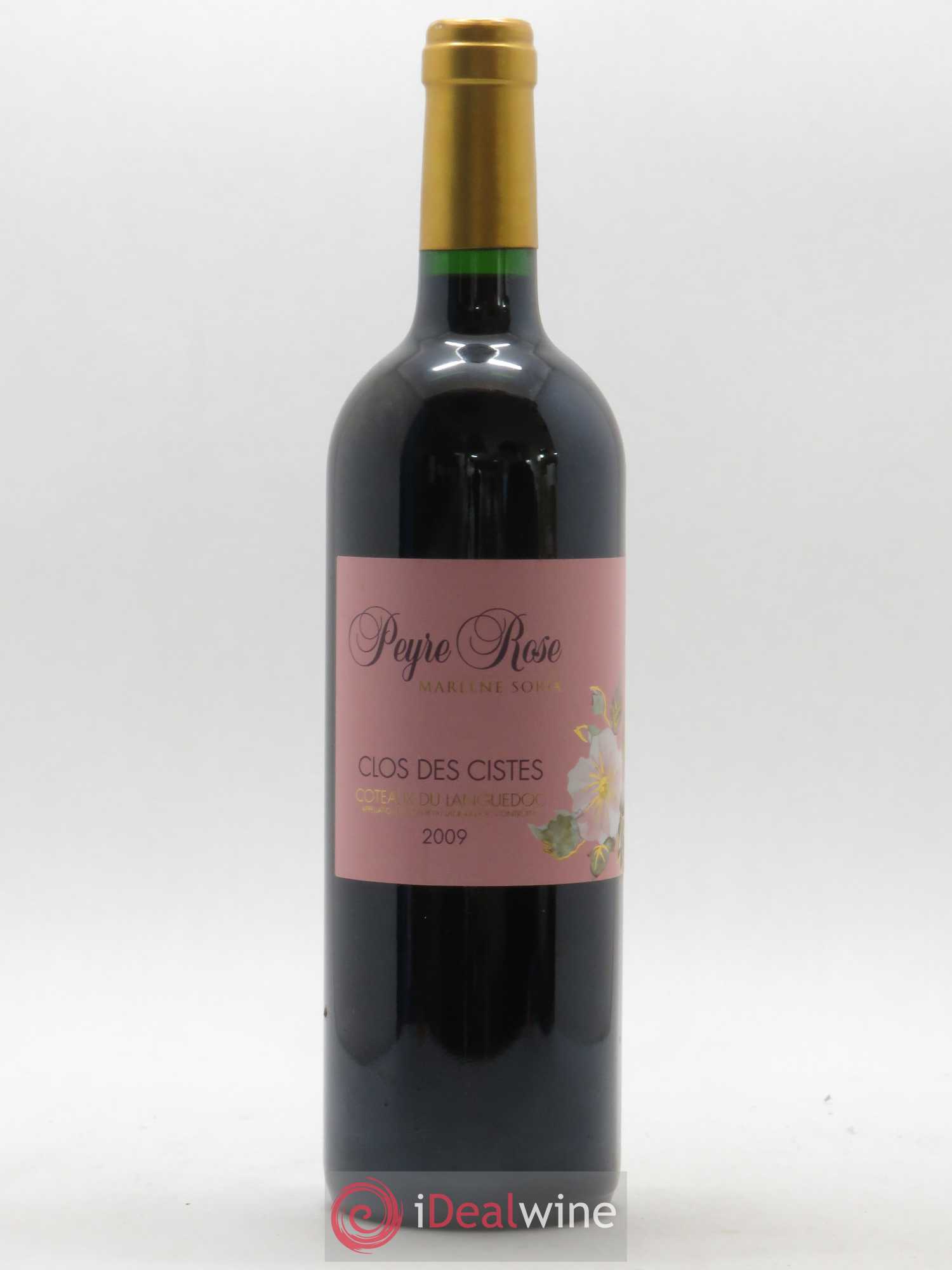 Vin de France (anciennement Coteaux du Languedoc) Domaine Peyre Rose Les Cistes Marlène Soria 2009 - Lot de 1 bouteille - 0