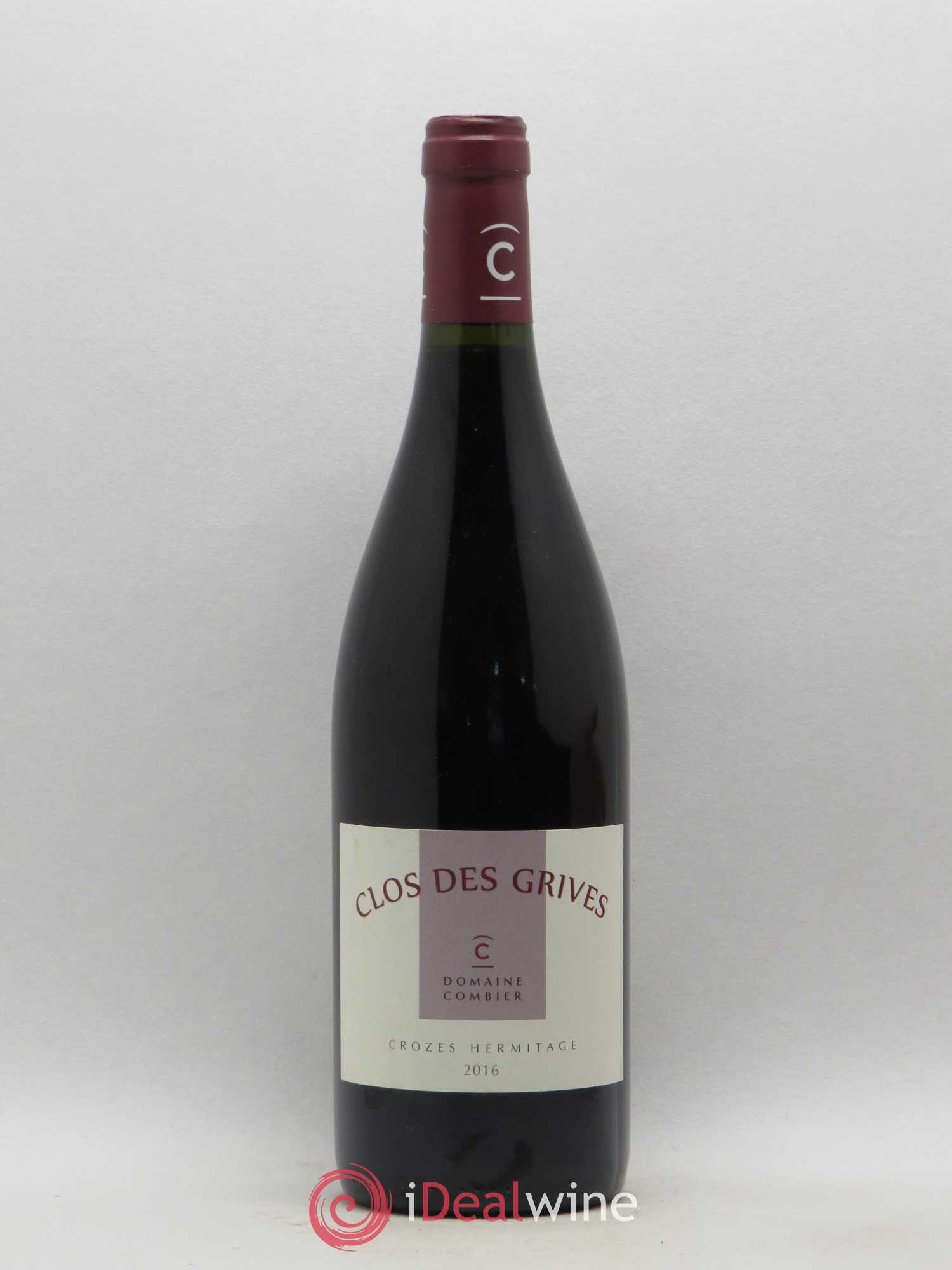 Crozes-Hermitage Clos des Grives Combier 2016 - Lot de 1 bouteille - 0