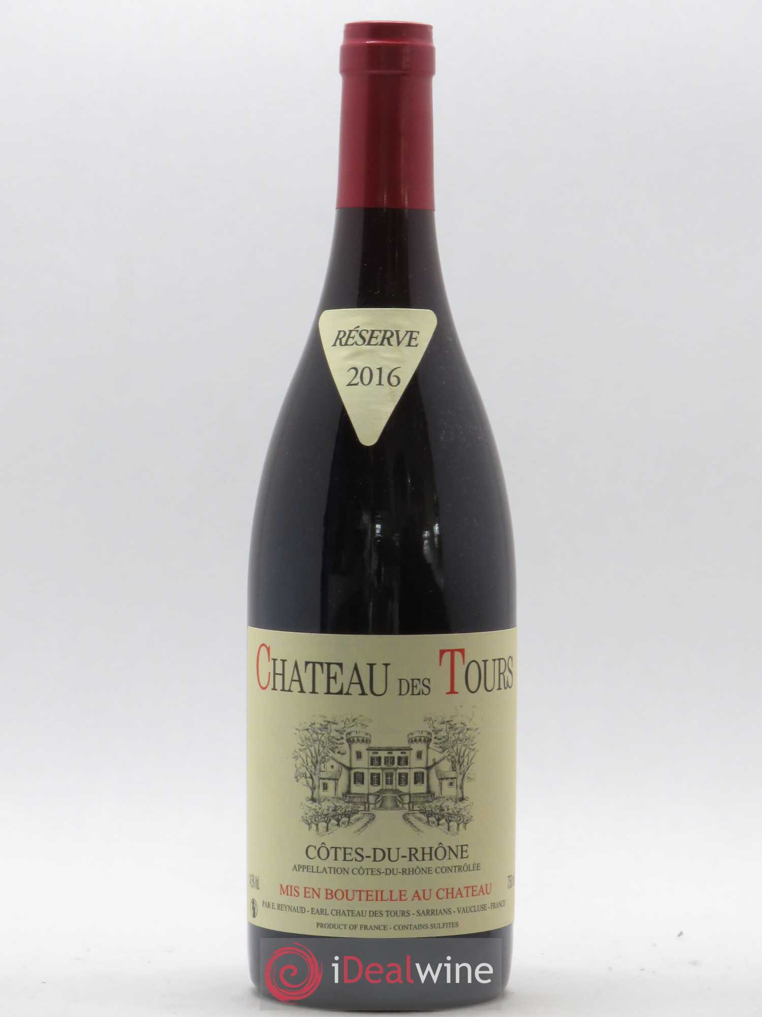 Côtes-du-Rhône Château des Tours Emmanuel Reynaud 2016 - Lot de 1 bouteille - 0