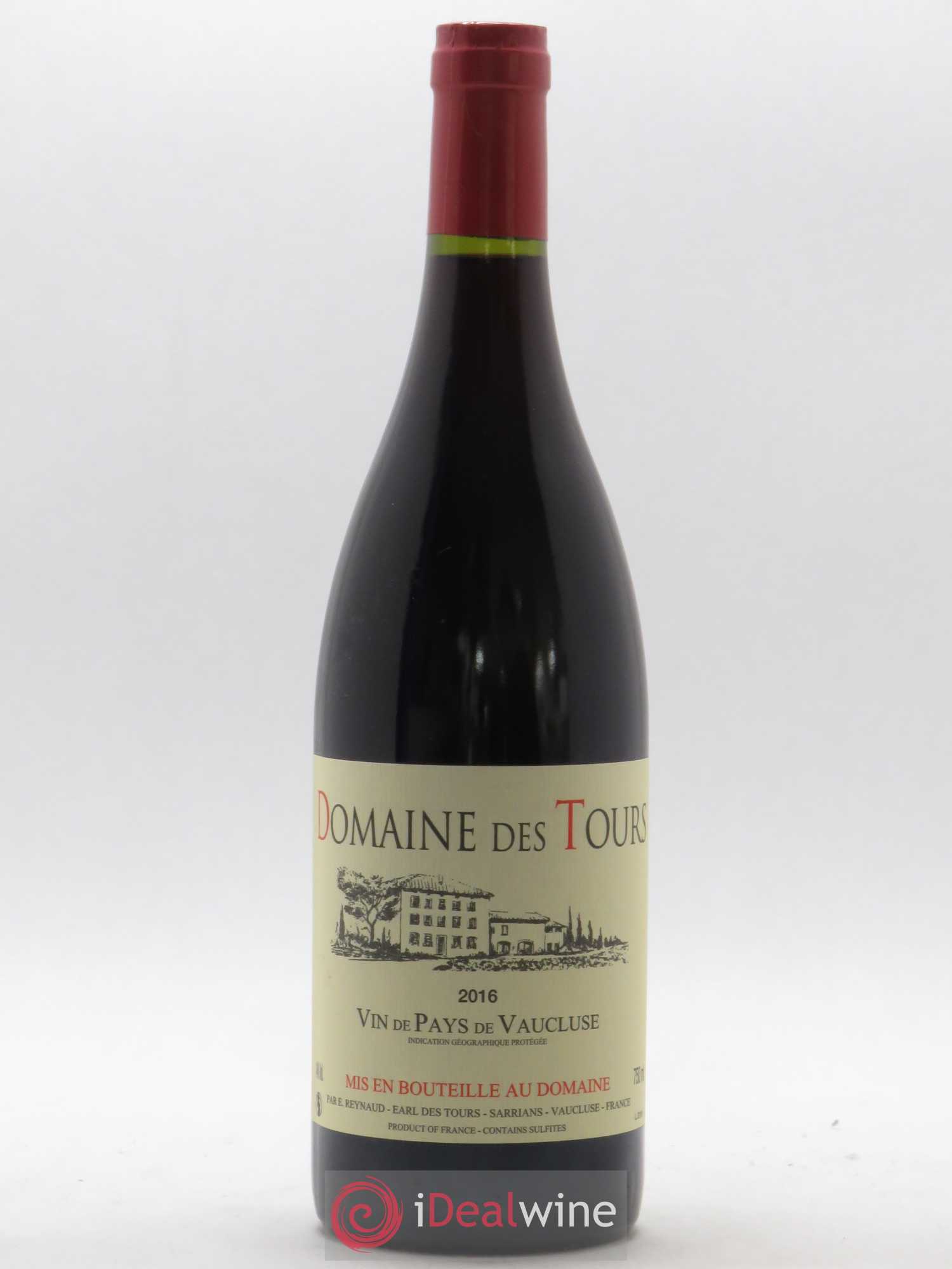 Vaucluse (Vin de Pays de Vaucluse) Domaine des Tours Emmanuel Reynaud 2016 - Lot de 1 bouteille - 0