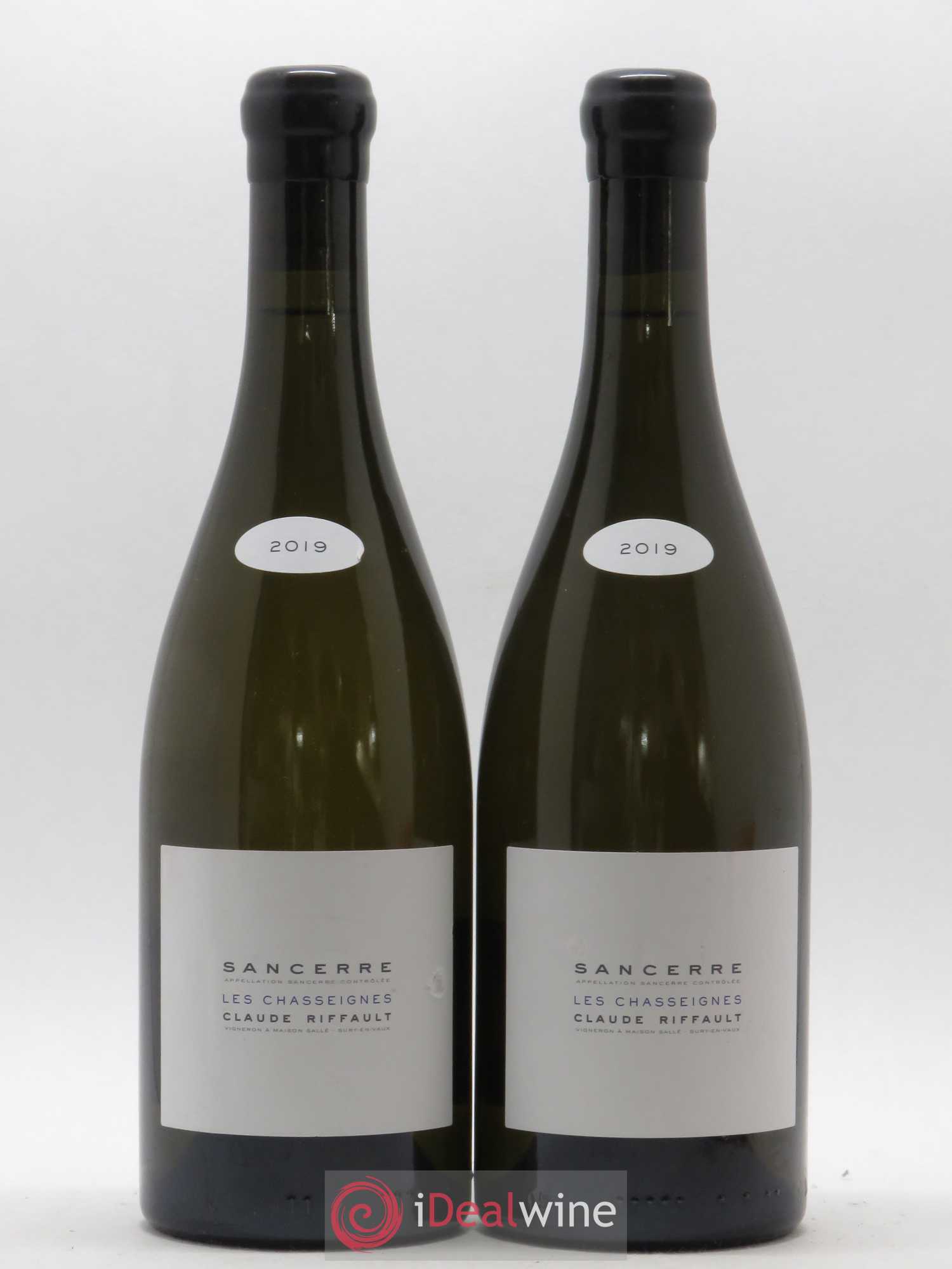 Sancerre Les Chasseignes Claude Riffault 2019 - Posten von 2 Flaschen - 0