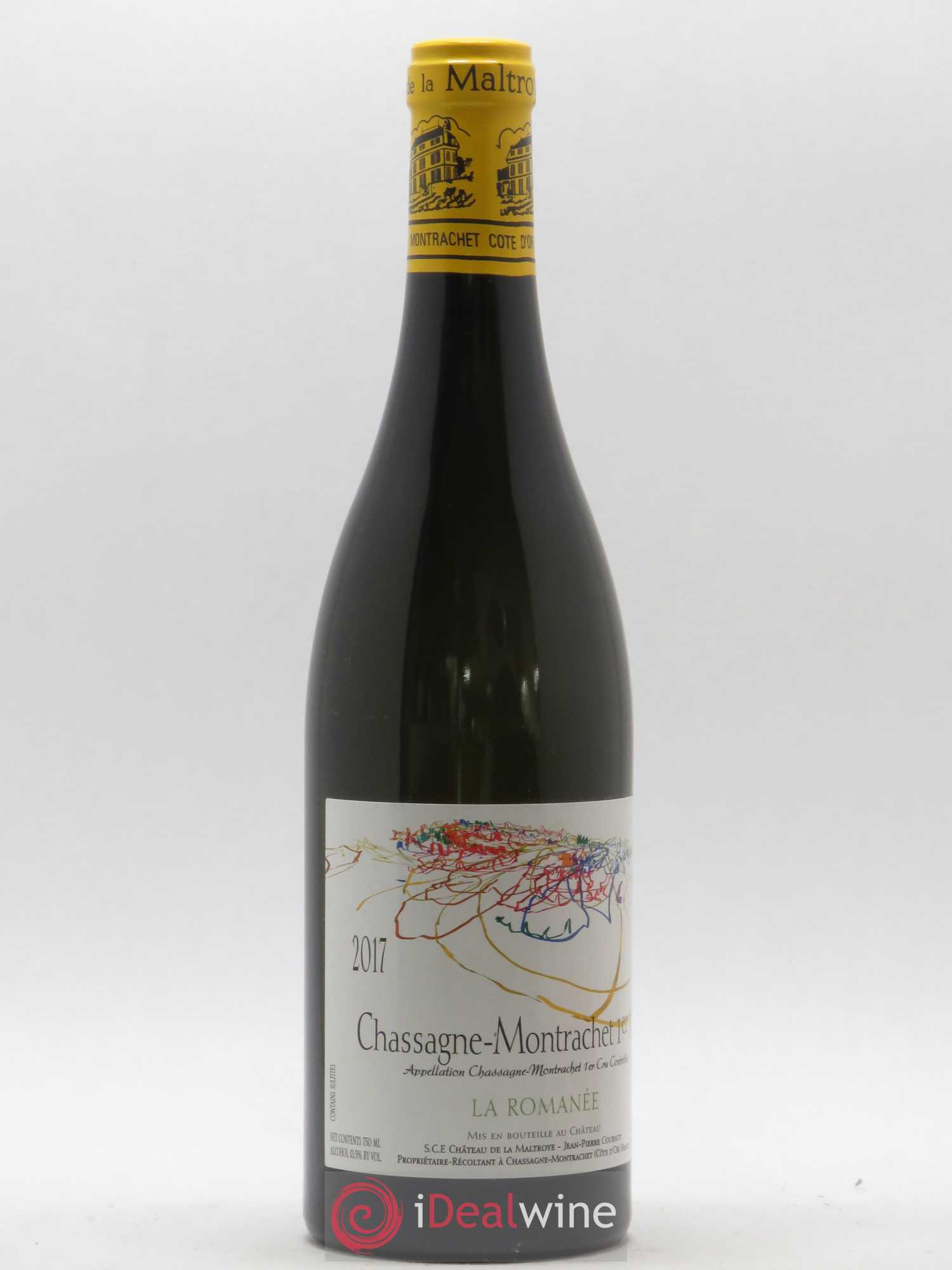 Chassagne-Montrachet 1er Cru La Romanée Château de la Maltroye 2017 - Lot de 1 bouteille - 0