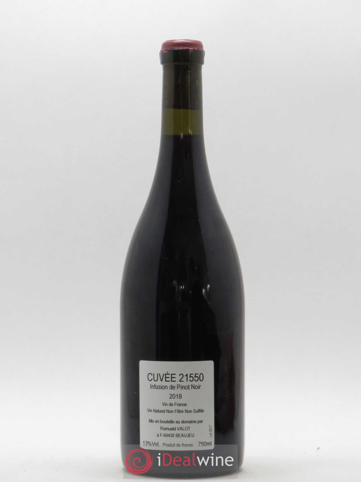 Vin de France Cuvée 21550 Romuald Valot 2018 - Posten von 1 Flasche - 1