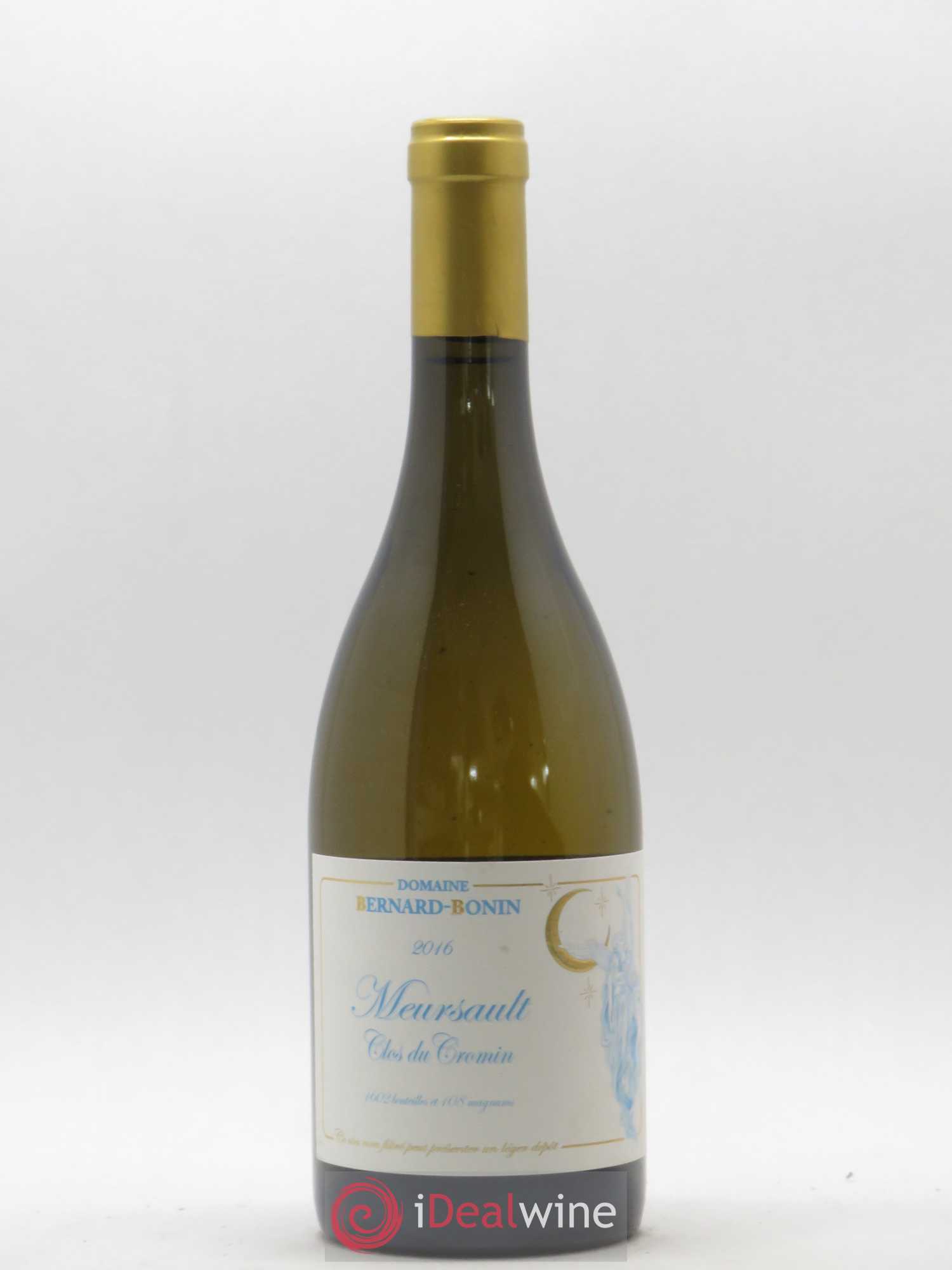 Meursault Clos du Cromin Bernard Bonin 2016 - Lot de 1 bouteille - 0