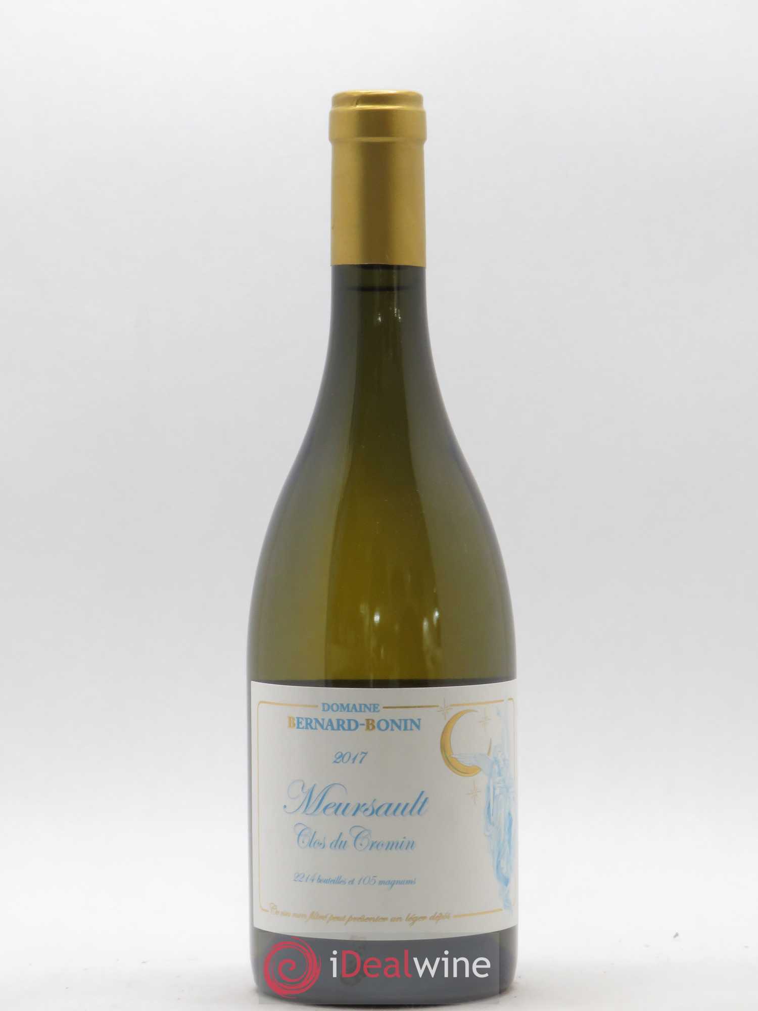 Meursault Clos du Cromin Bernard Bonin 2017 - Lot de 1 bouteille - 0