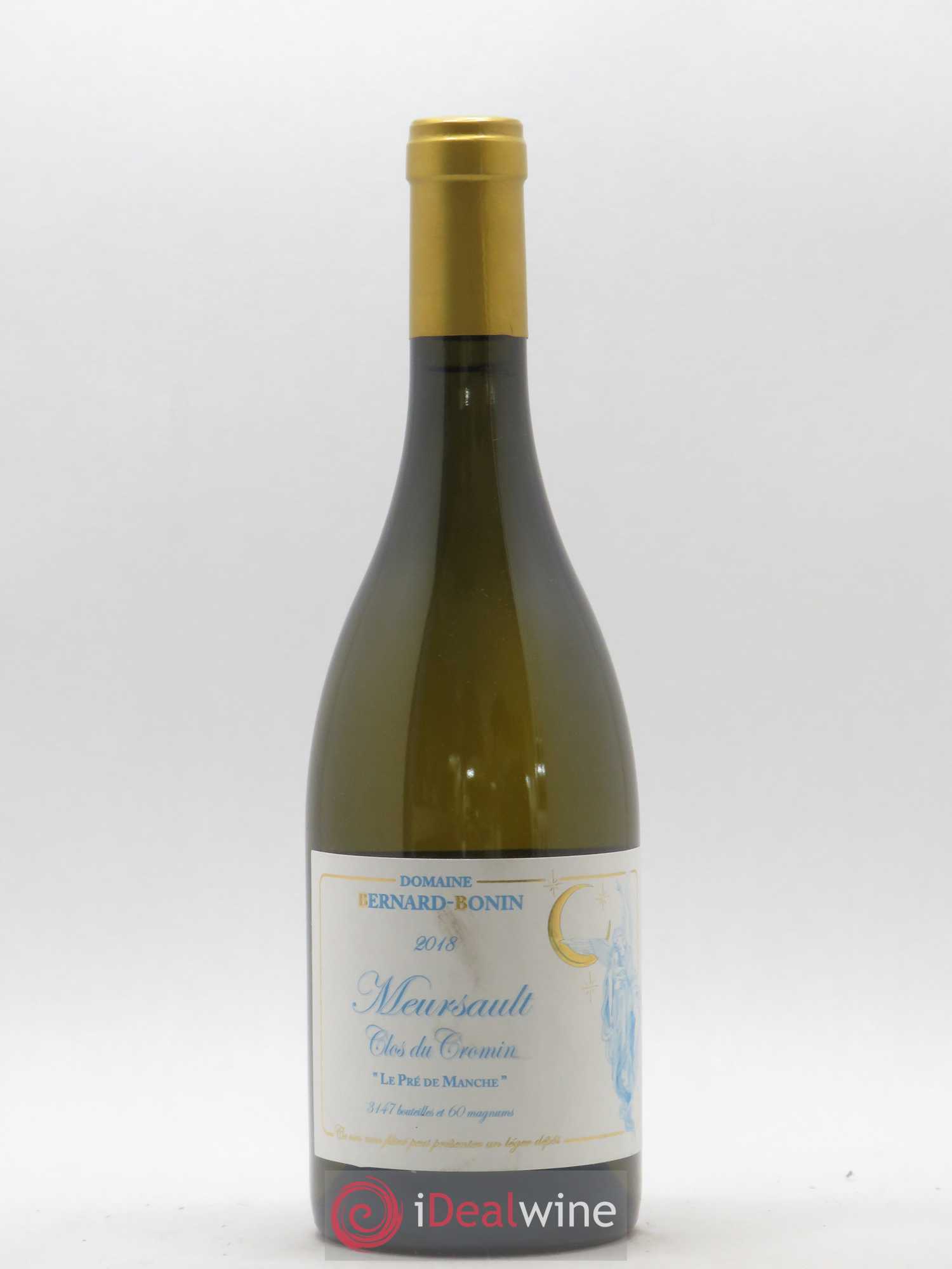 Meursault Clos du Cromin Bernard Bonin Le Pré de Manche 2018 - Lot de 1 bouteille - 0