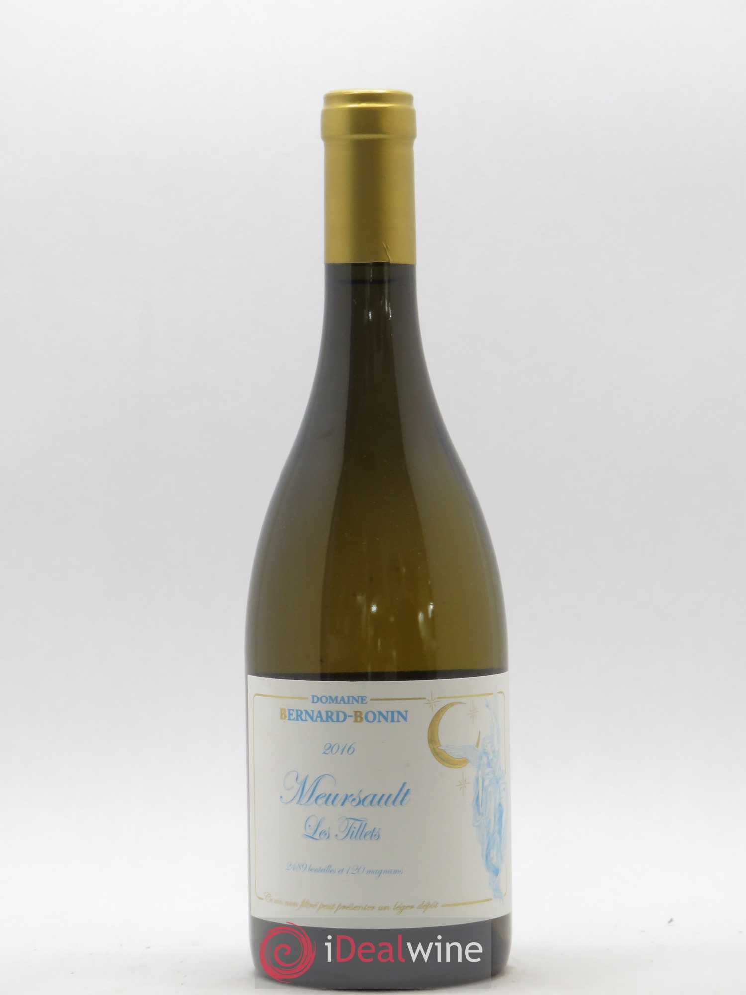Meursault Les Tillets Bernard Bonin 2016 - Lot de 1 bouteille - 0