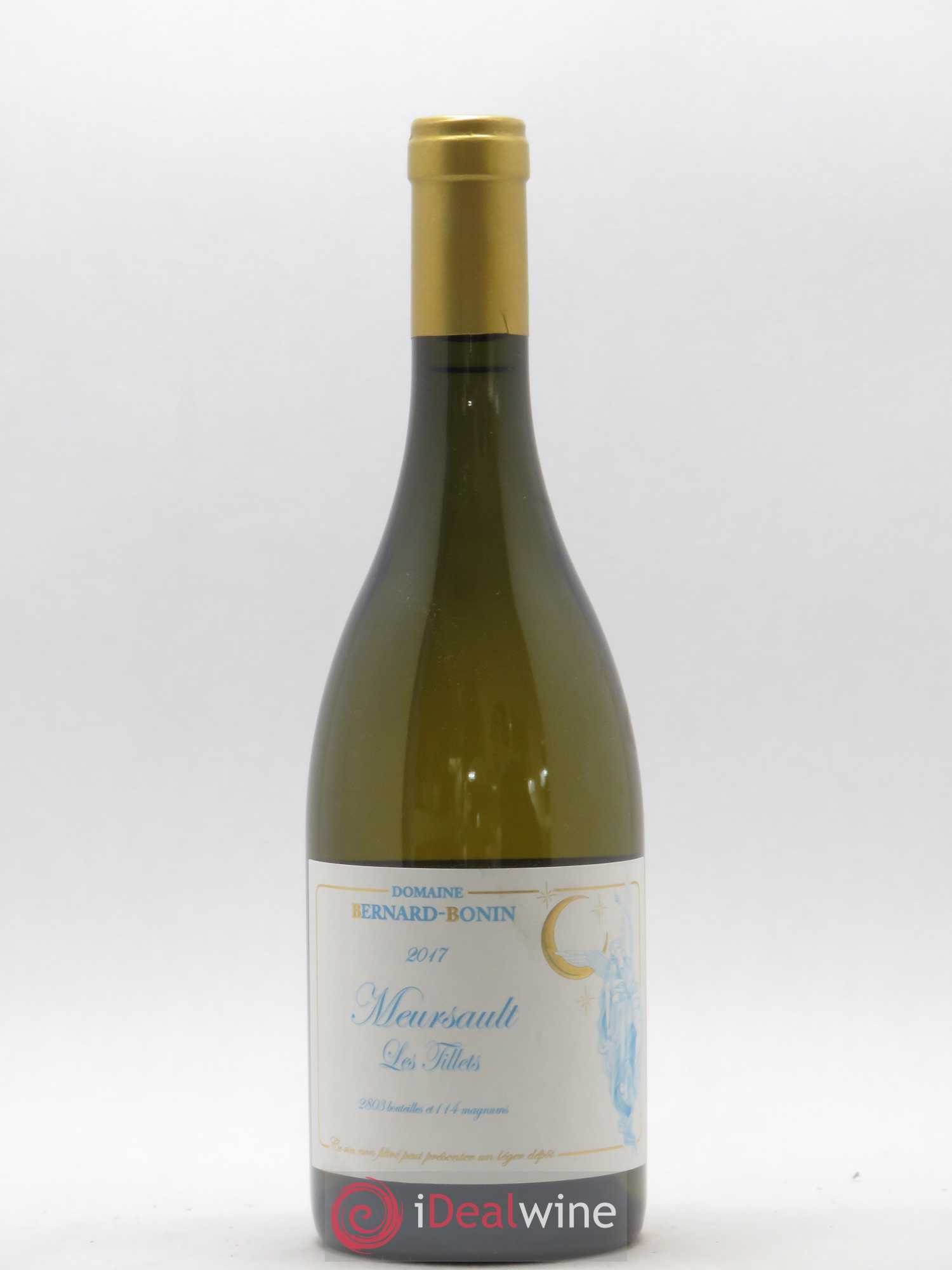 Meursault Les Tillets Bernard Bonin 2017 - Lot de 1 bouteille - 0