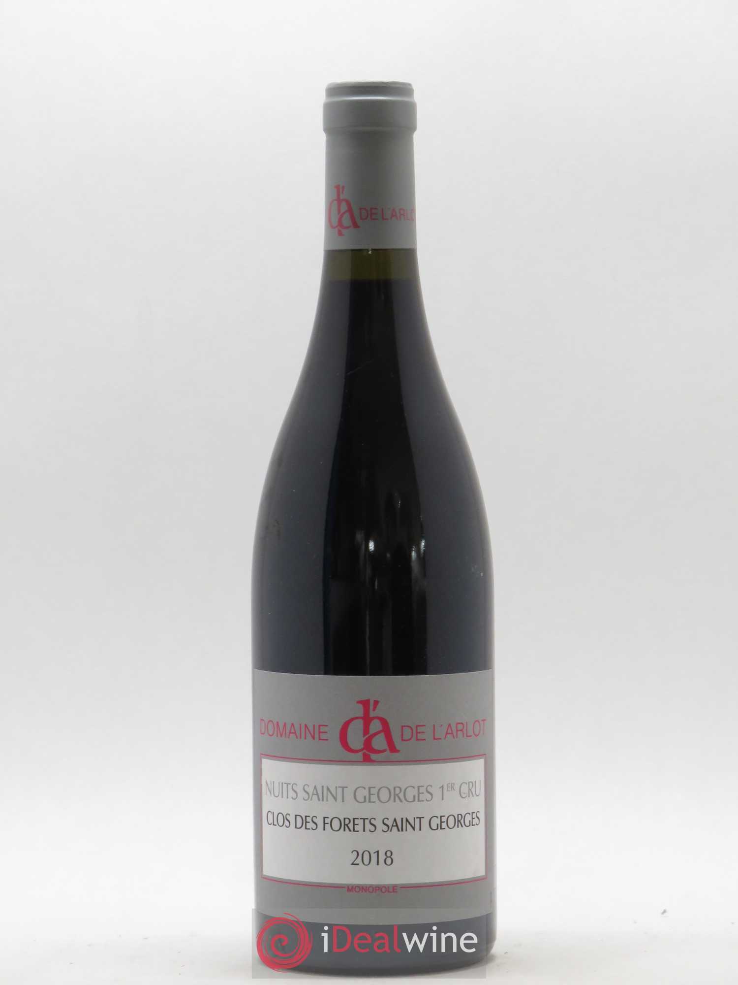 Nuits-Saint-Georges 1er Cru Clos des Forêts Saint-Georges Domaine de l'Arlot 2018 - Lot de 1 bouteille - 0