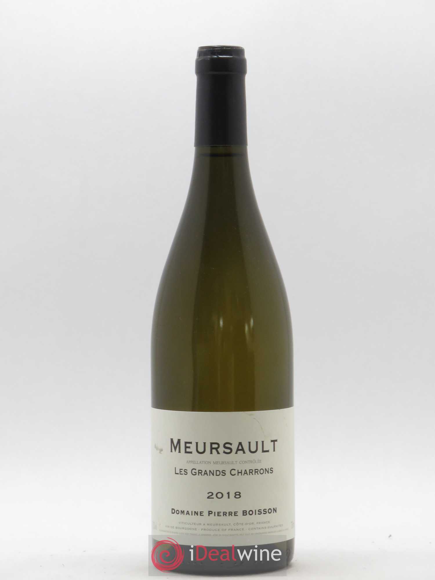 Meursault Les Grands Charrons Pierre Boisson (Domaine) 2018 - Lot de 1 bouteille - 0