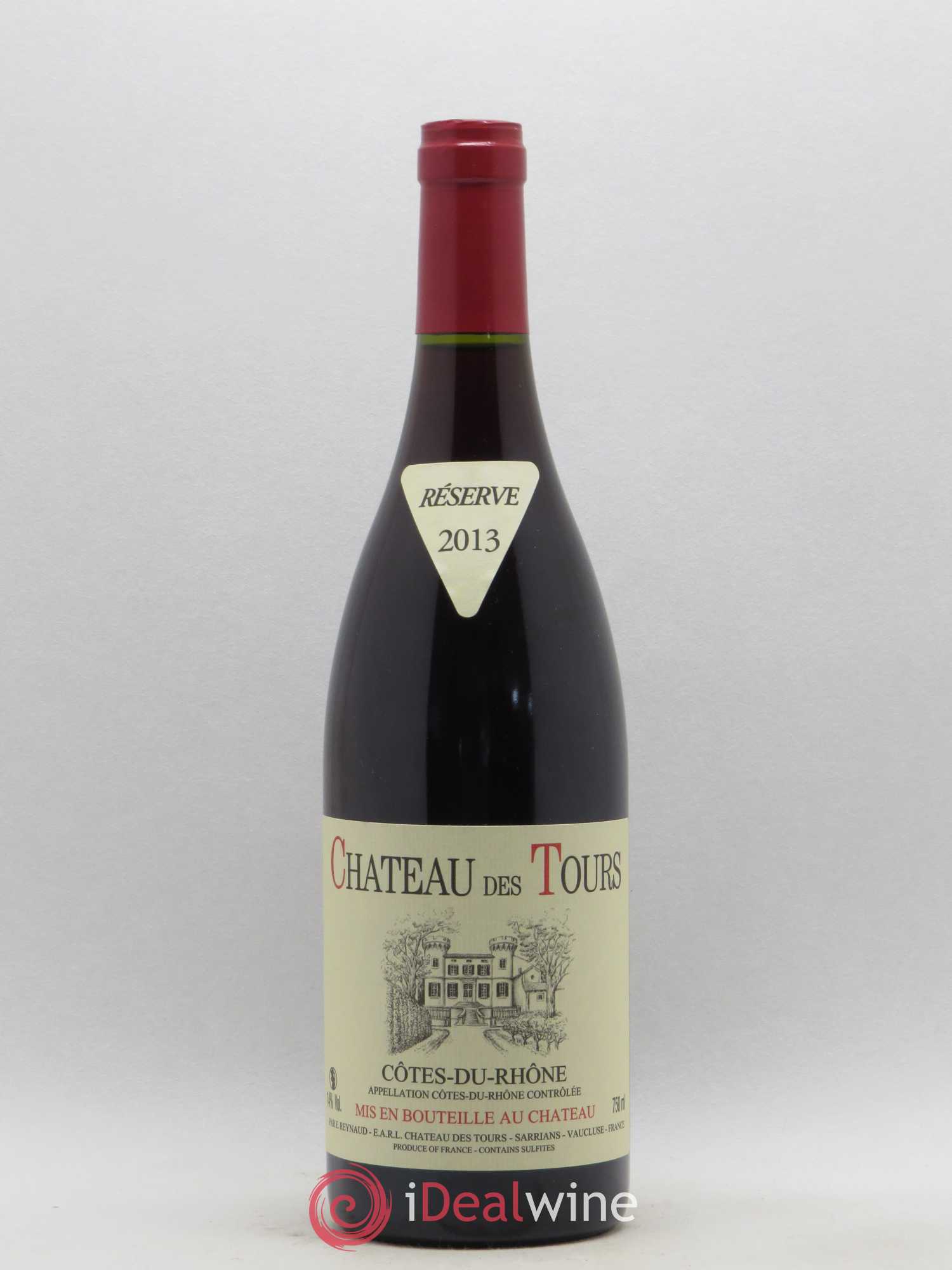 Côtes-du-Rhône Château des Tours Emmanuel Reynaud 2013 - Lot de 1 bouteille - 0