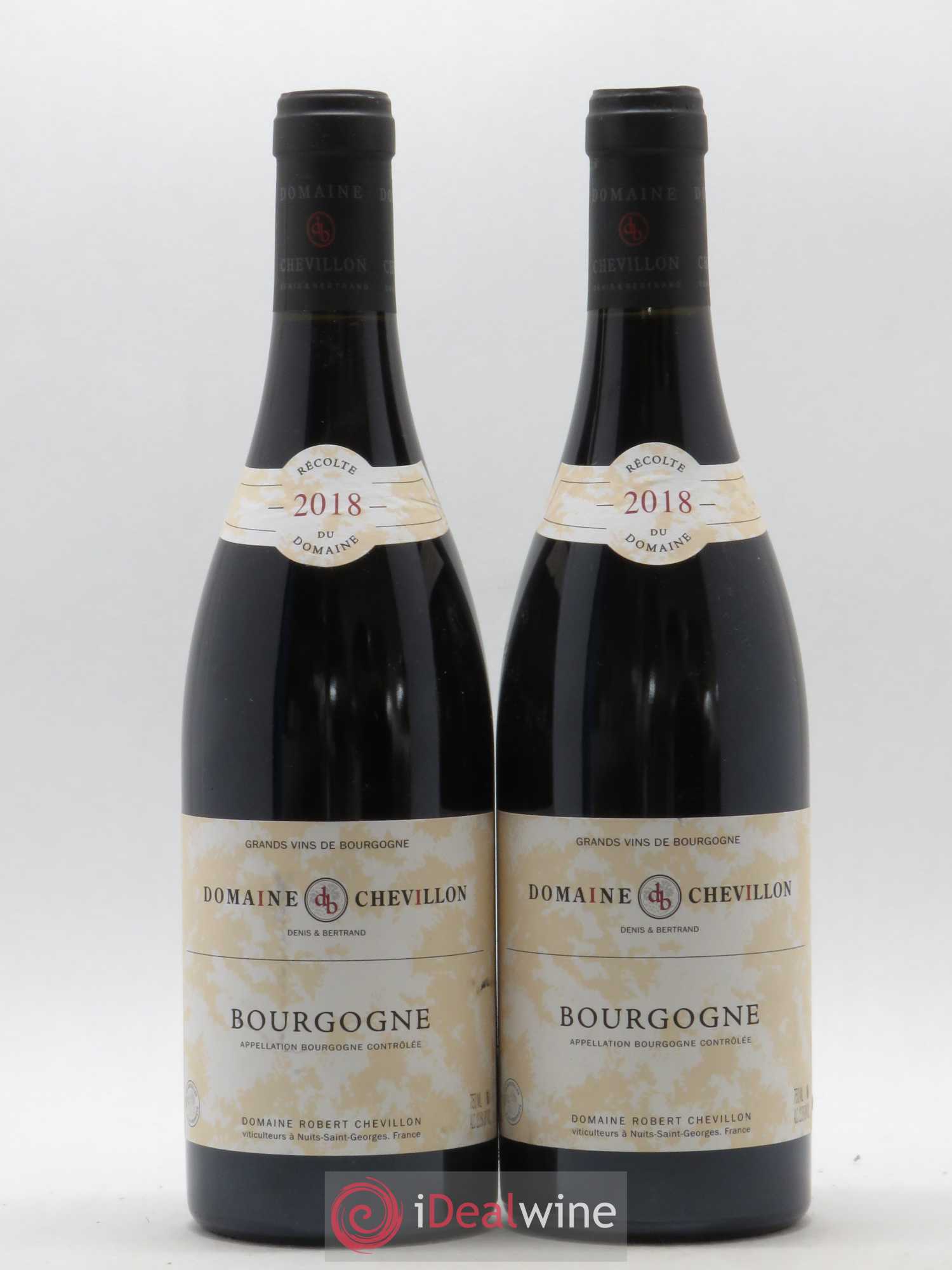 Bourgogne Robert Chevillon (sans prix de réserve) 2018 - Lot de 2 bouteilles - 0