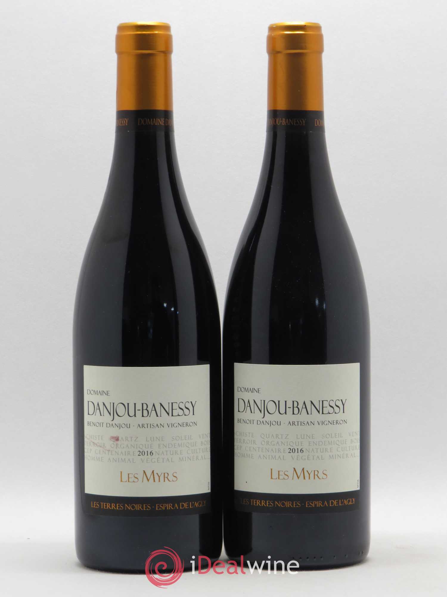 Côtes Catalanes (VDP des Côtes Catalanes) Les Myrs Danjou Banessy 2016 - Lot de 2 bouteilles - 0