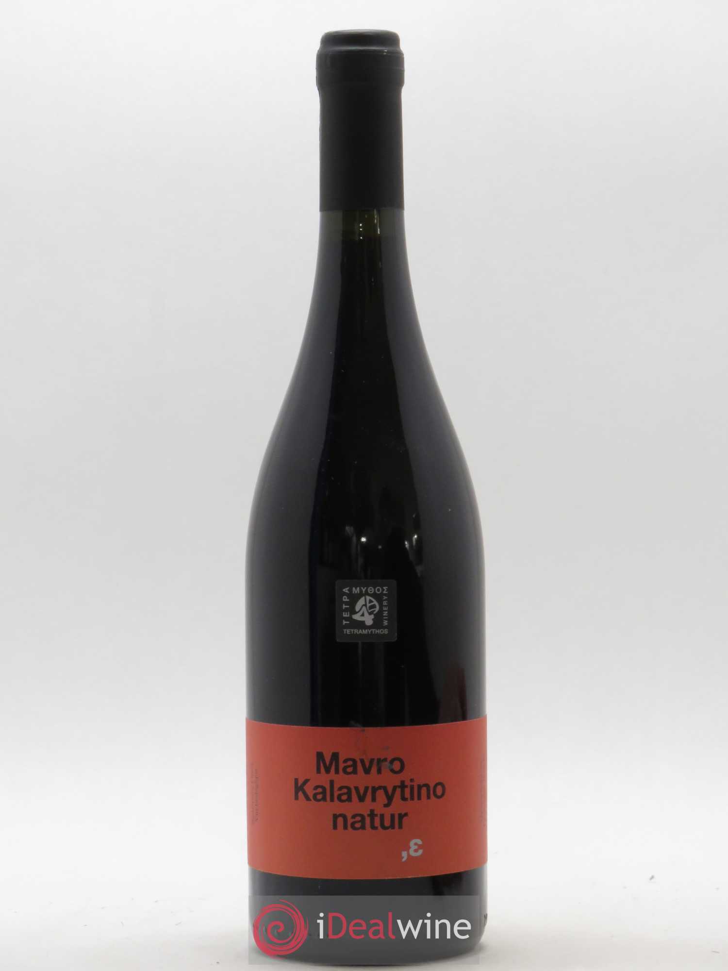 IGP Peloponèse Tetramythos Mavro Kalavrytino nature 2019 - Lot de 1 bouteille - 0