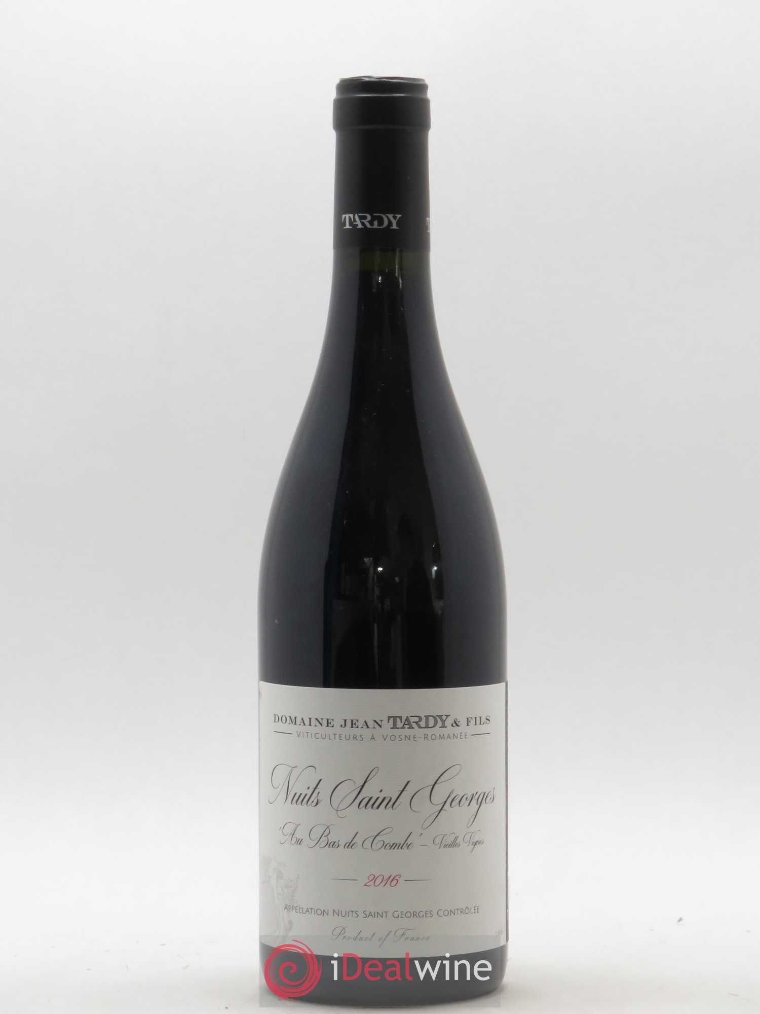 Nuits-Saint-Georges Au Bas De Combe Vieilles vignes Jean Tardy 2016 - Posten von 1 Flasche - 0