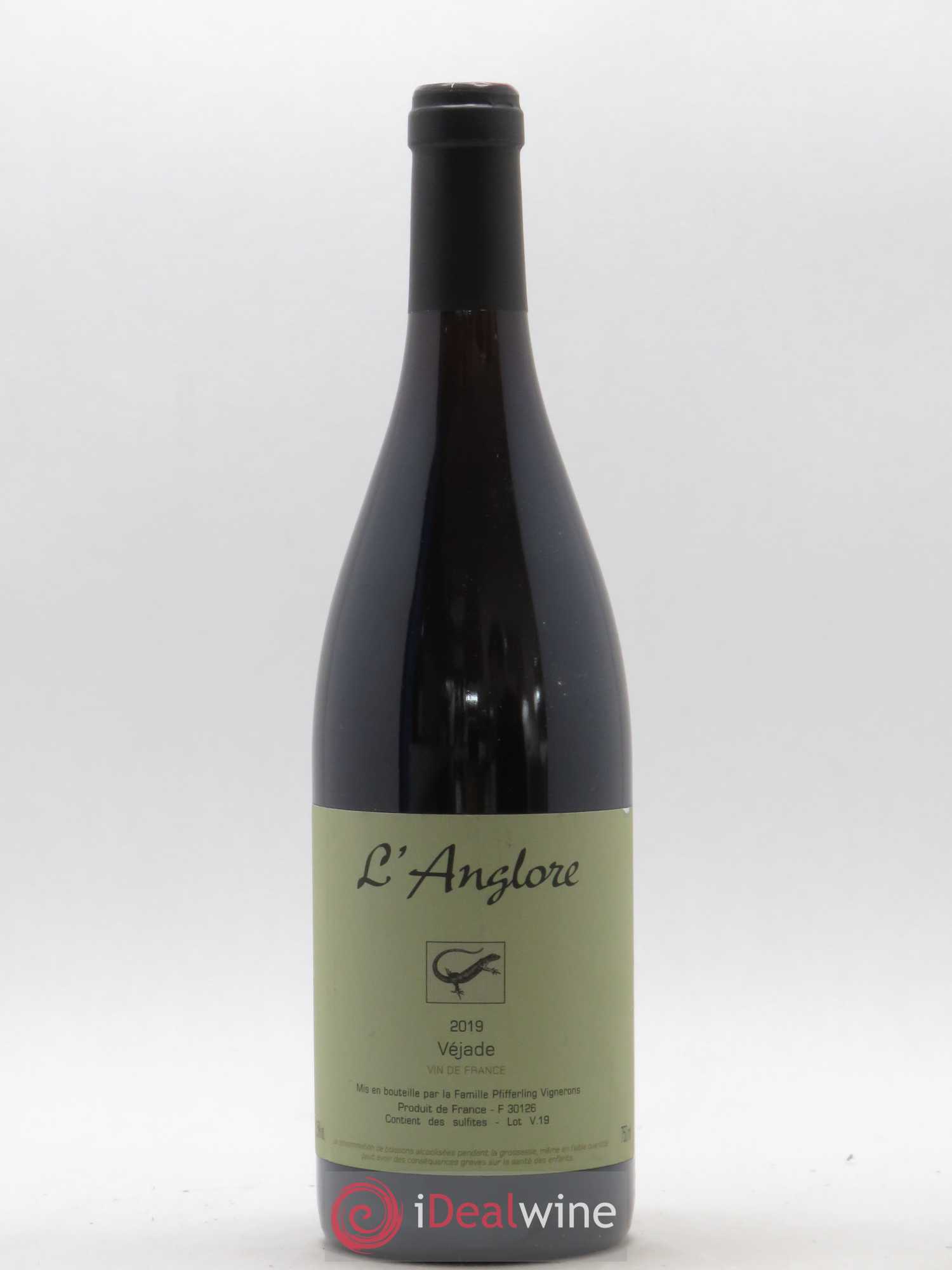 Vin de France Véjade L'Anglore 2019 - Lot de 1 bouteille - 0