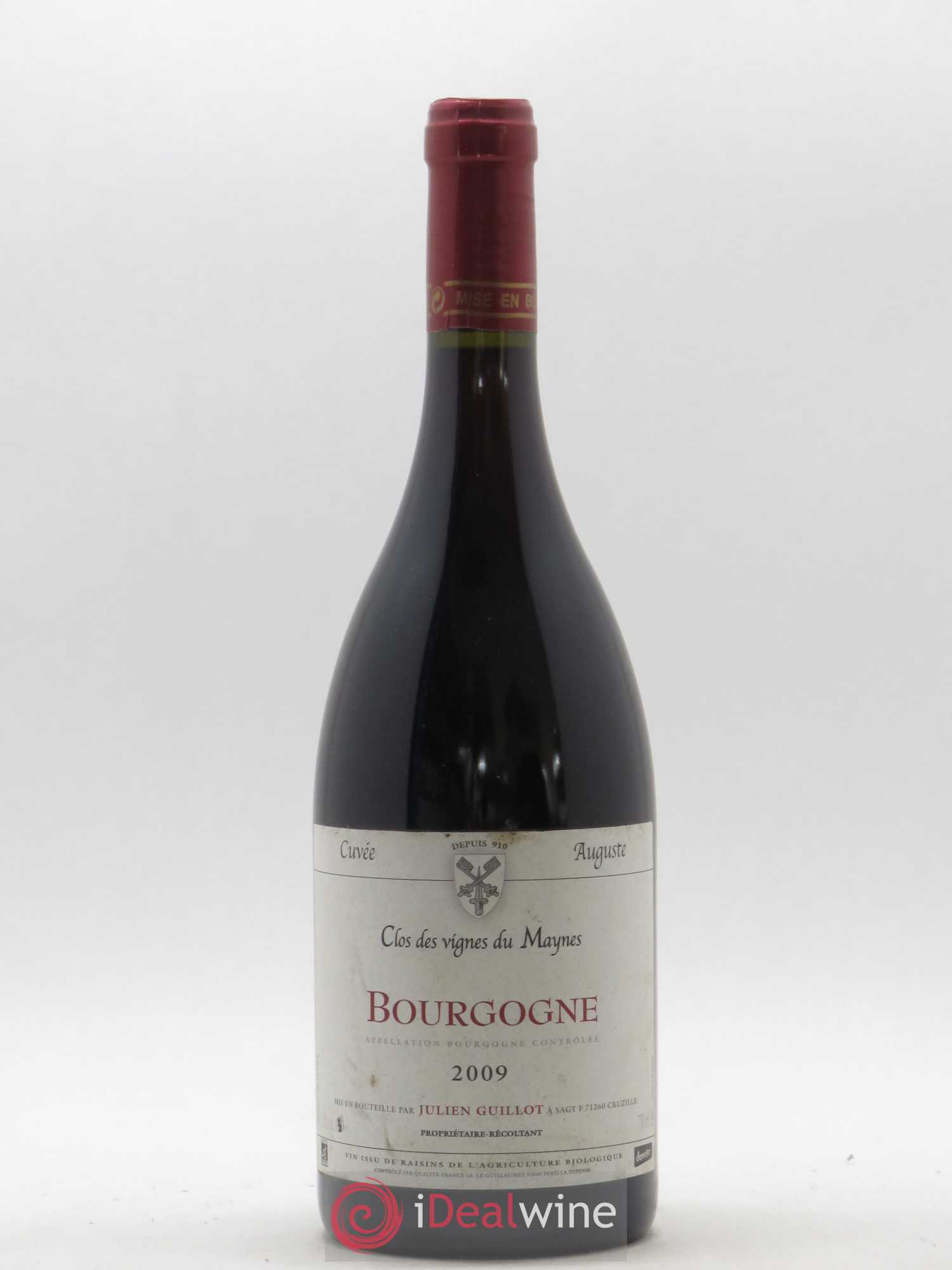 Bourgogne Cuvée Auguste Les Vignes du Maynes 2009 - Lot de 1 bouteille - 0