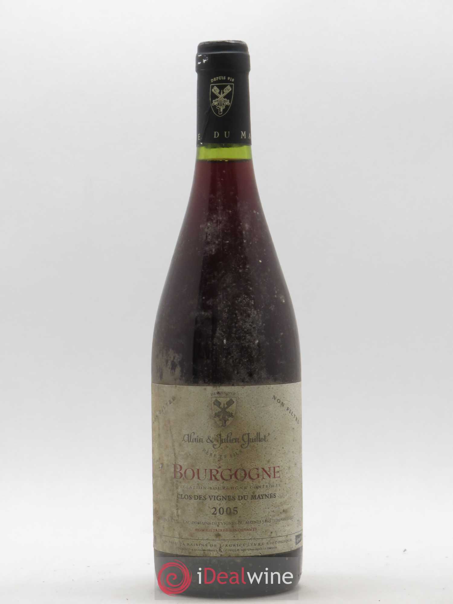 Bourgogne Les Vignes du Maynes Julien et Alain Guillot 2005 - Posten von 1 Flasche - 0