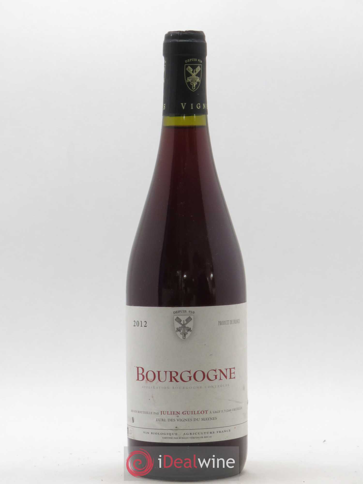 Bourgogne Les Vignes du Maynes Julien Guillot 2012 - Posten von 1 Flasche - 0
