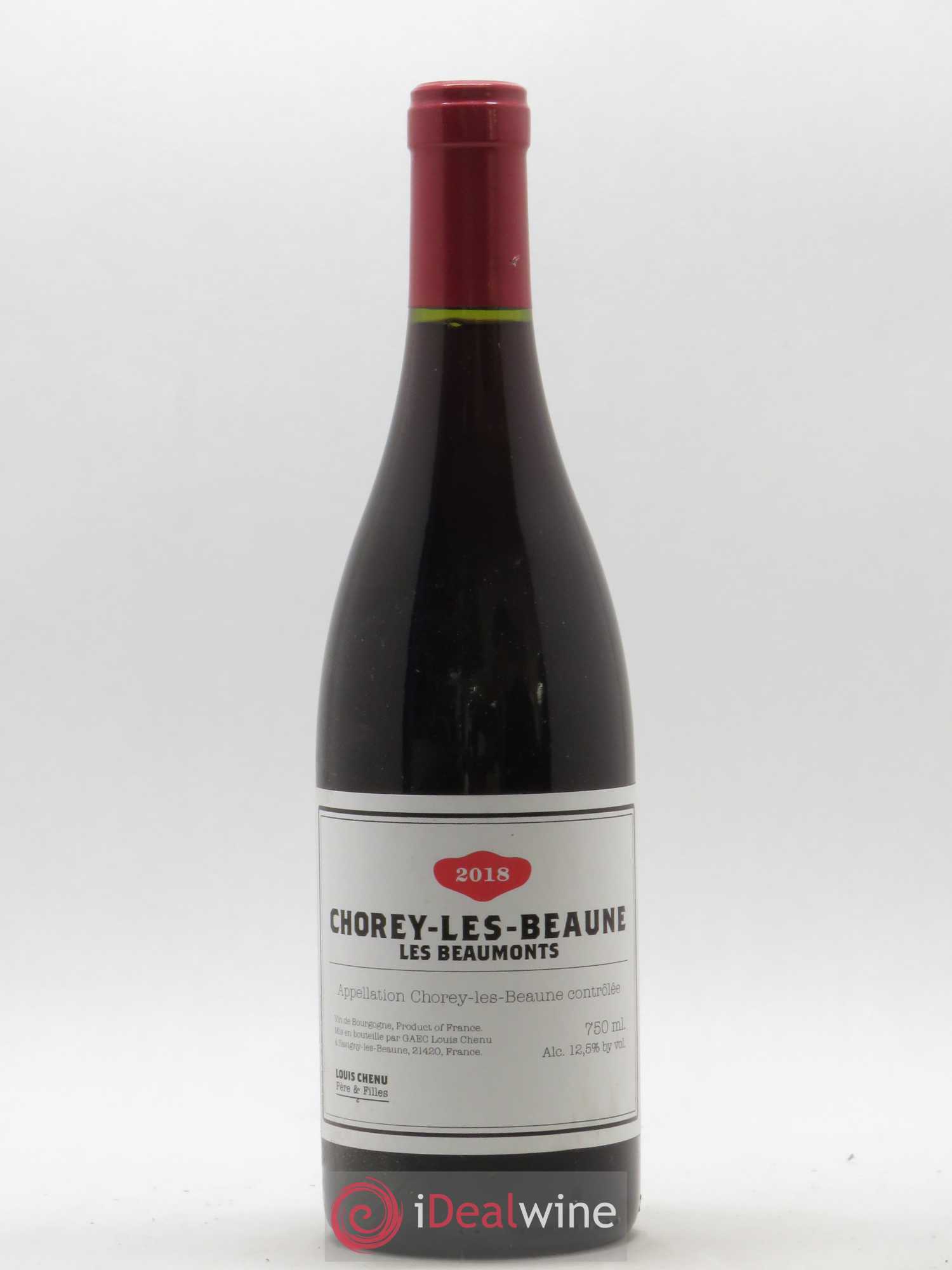 Chorey-lès-Beaune Les Beaumonts Louis Chenu 2018 - Posten von 1 Flasche - 0