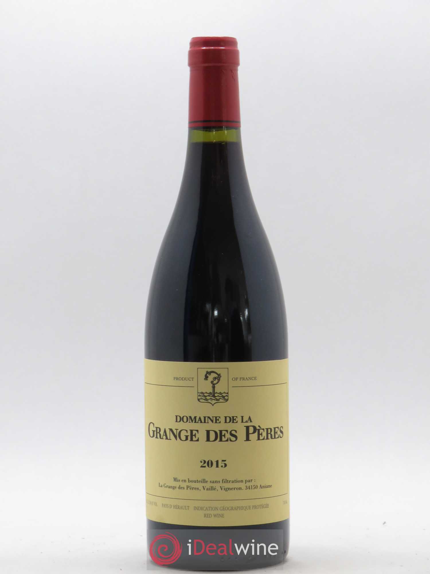 Pays d'Hérault Grange des Pères Laurent Vaillé 2015 - Lot de 1 bouteille - 0