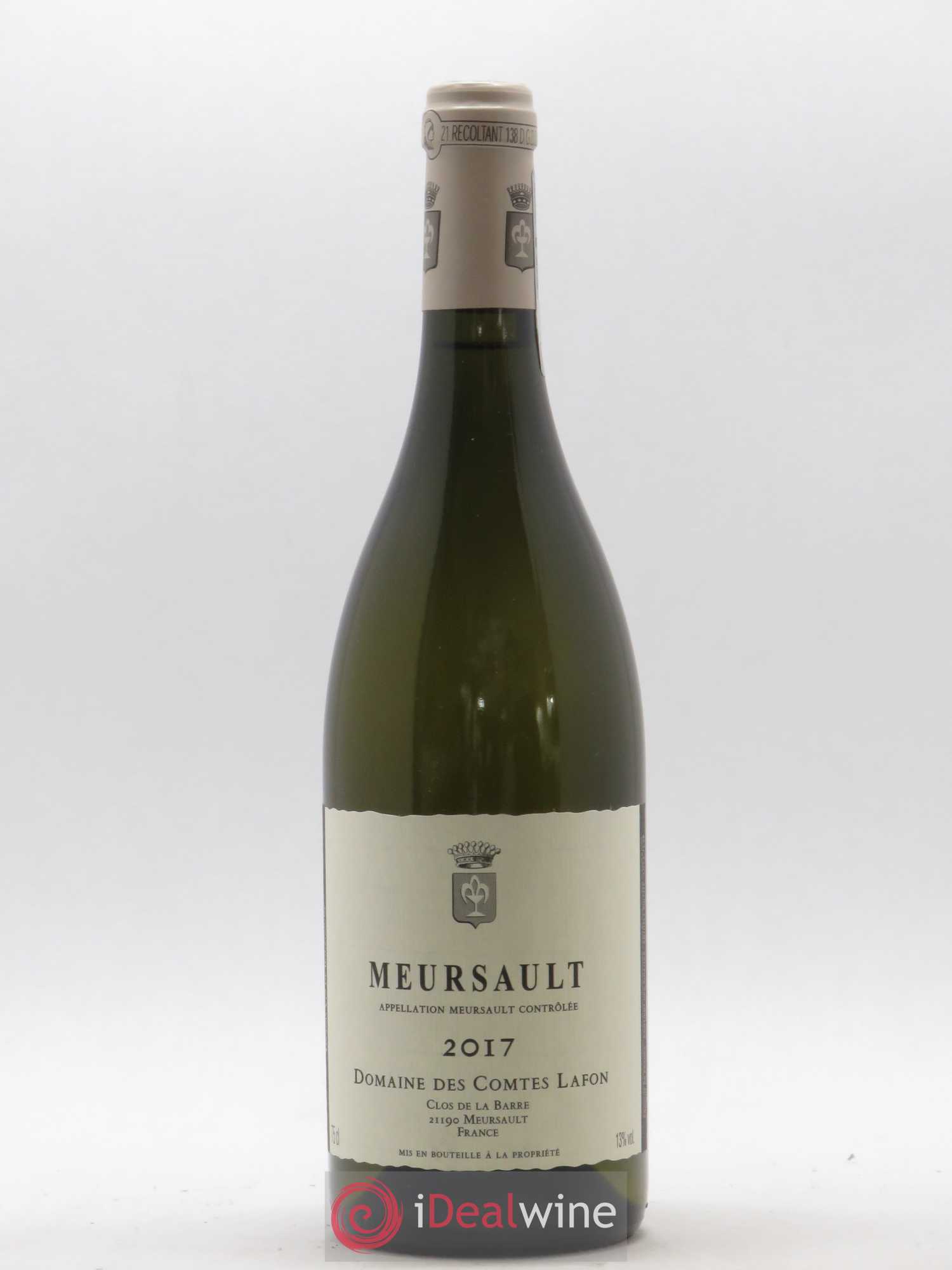 Meursault Comtes Lafon (Domaine des) 2017 - Lot de 1 bouteille - 0