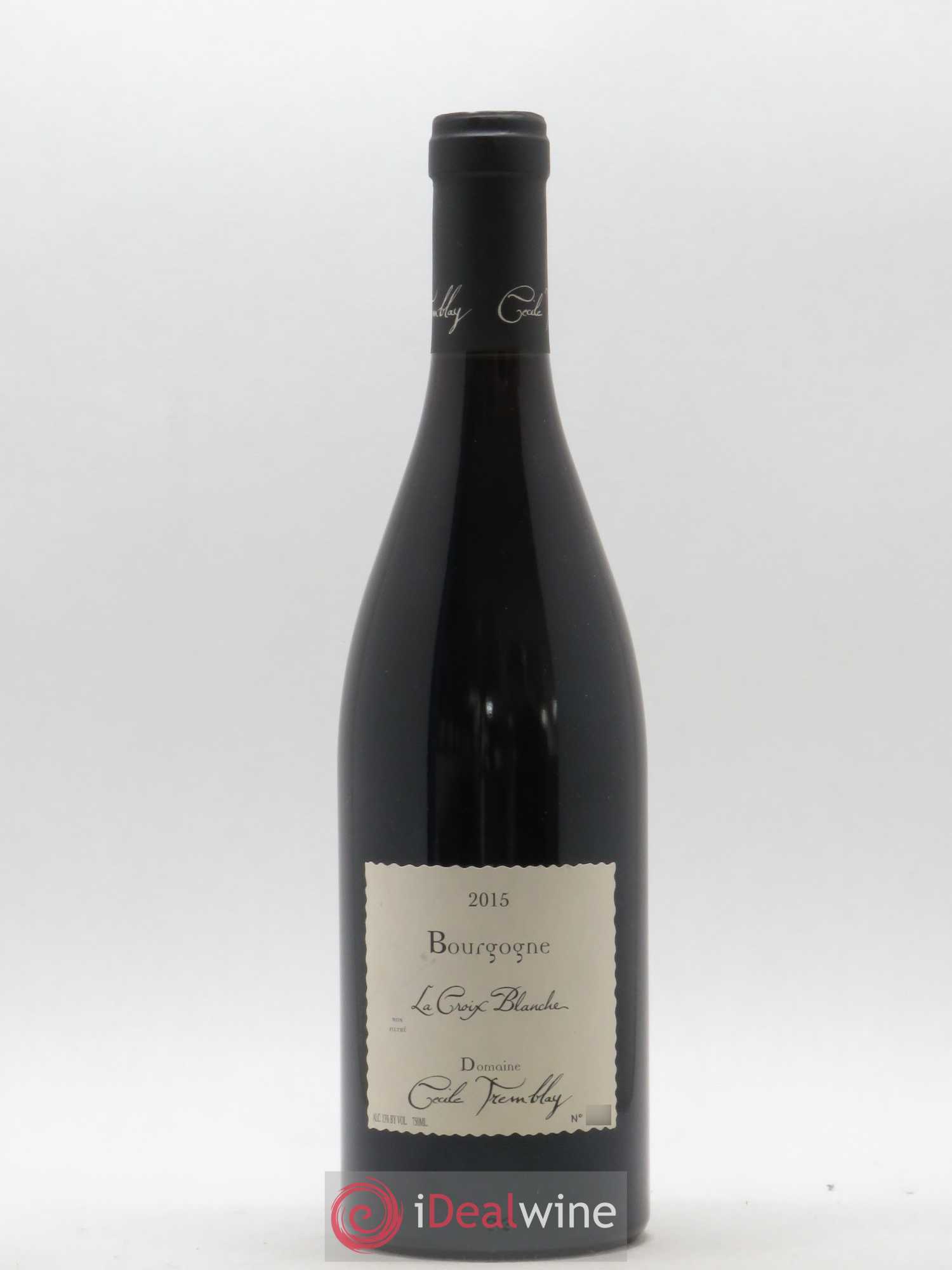 Bourgogne La Croix Blanche Cécile Tremblay 2015 - Lot de 1 bouteille - 0