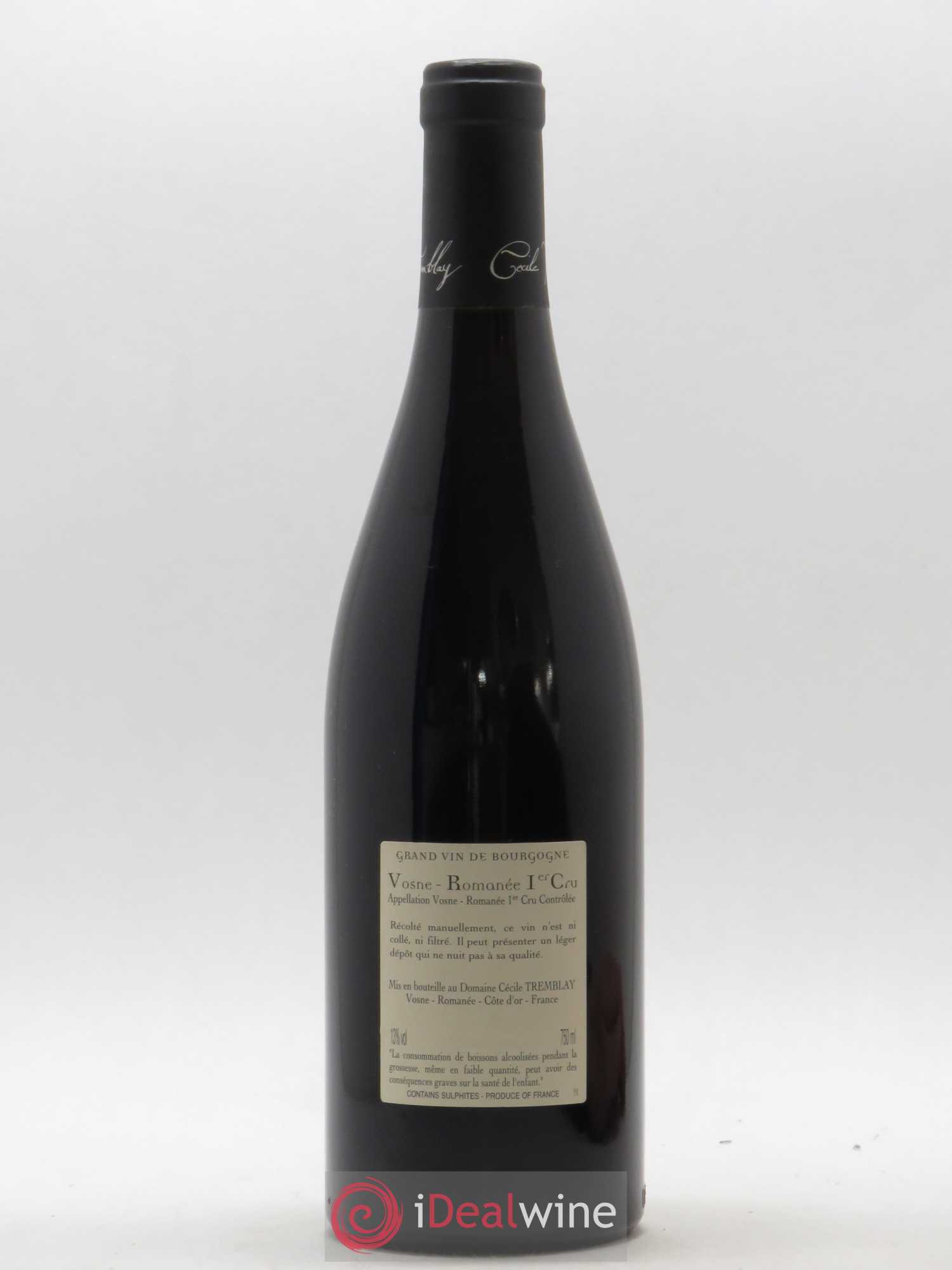 Vosne-Romanée 1er Cru Les Rouges Du Dessus Cécile Tremblay (ohne Mindestpreis) 2014 - Posten von 1 Flasche - 1