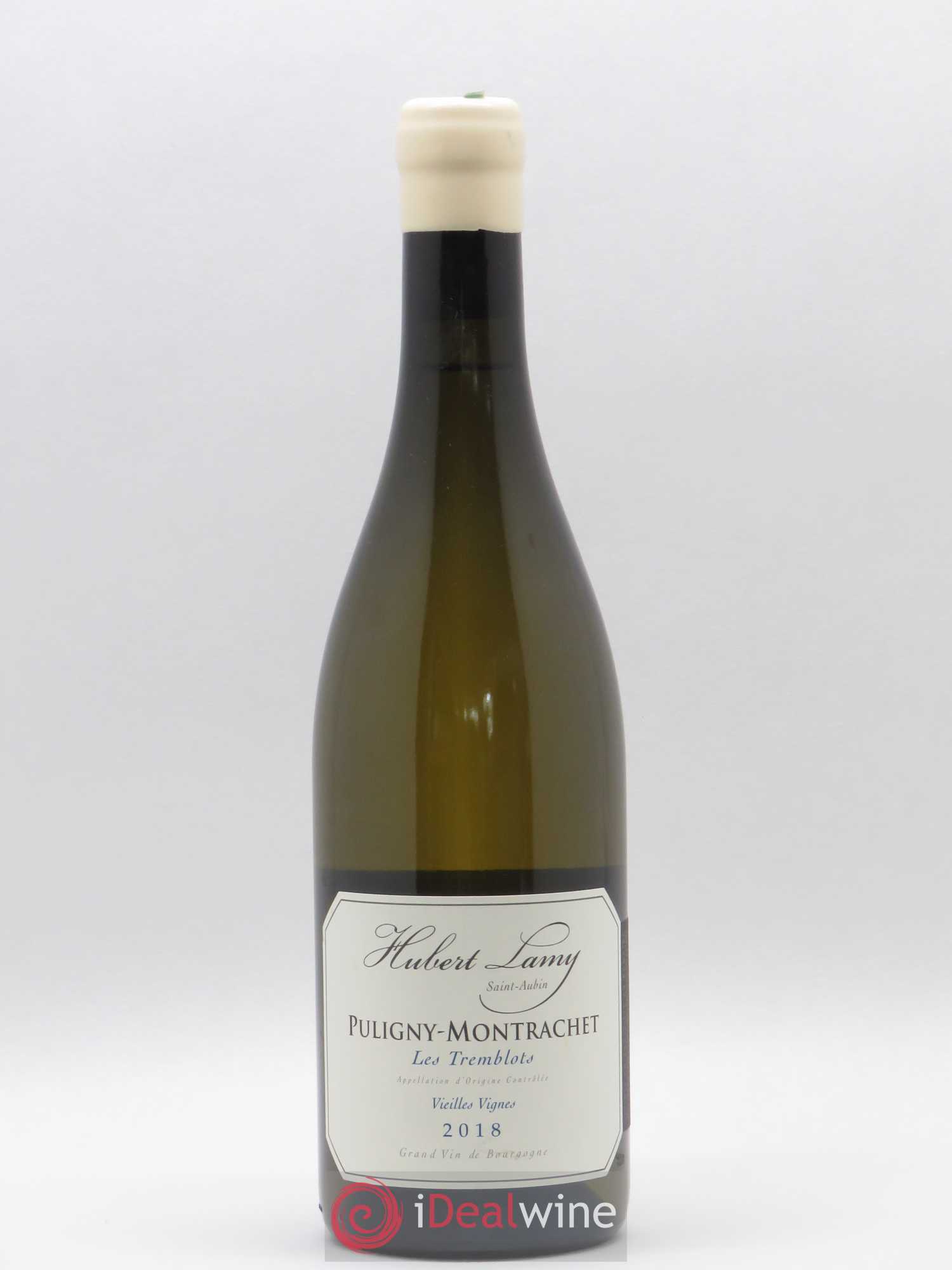 Puligny-Montrachet Les Tremblots Vieilles Vignes Hubert Lamy 2018 - Lot de 1 bouteille - 0