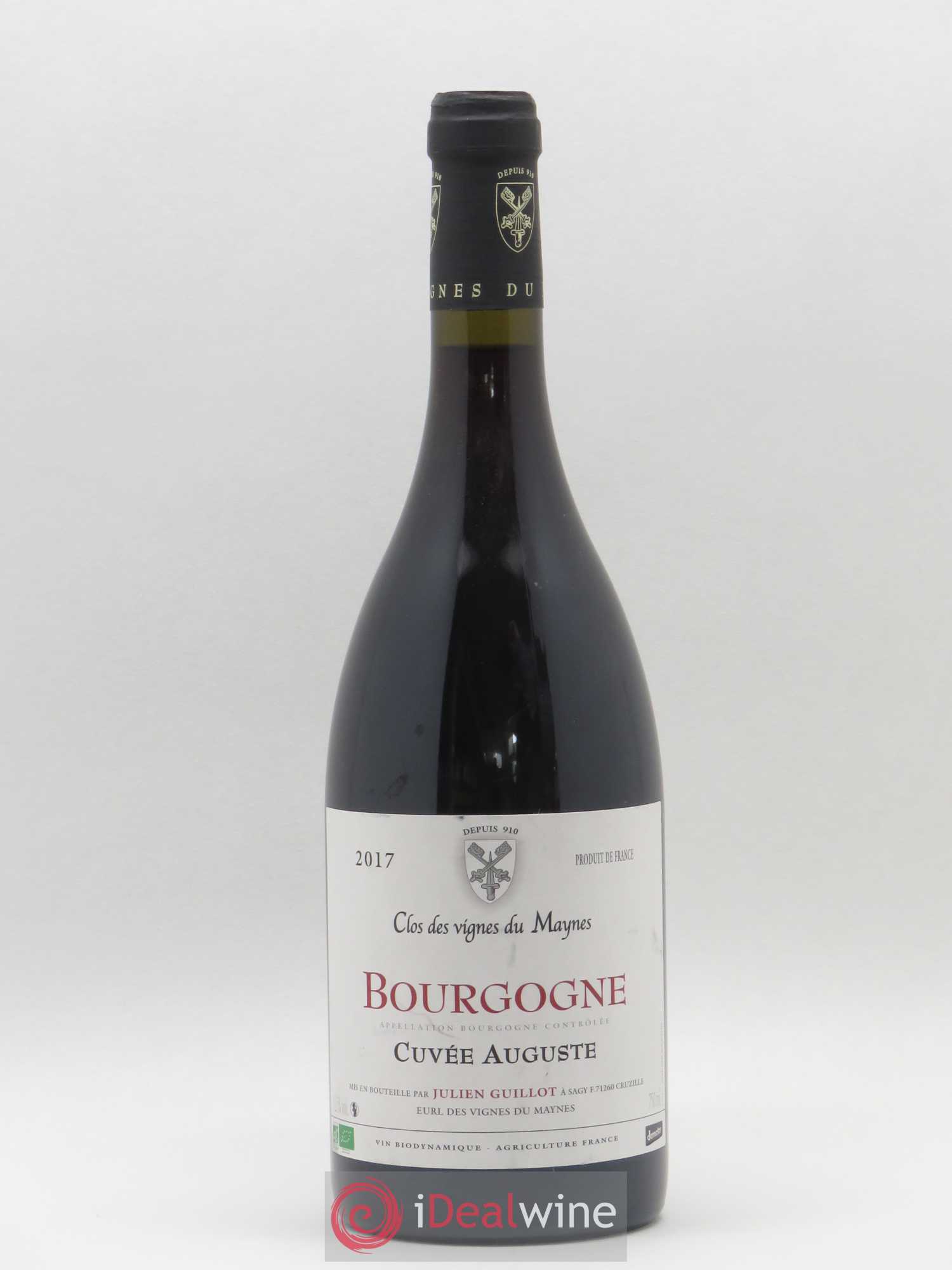 Bourgogne Cuvée Auguste Les Vignes du Maynes 2017 - Lot de 1 bouteille - 0