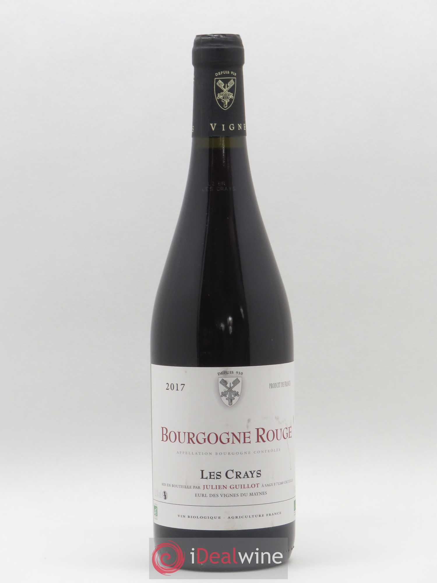 Bourgogne Les Crays Les Vignes du Maynes 2017 - Lot de 1 bouteille - 0