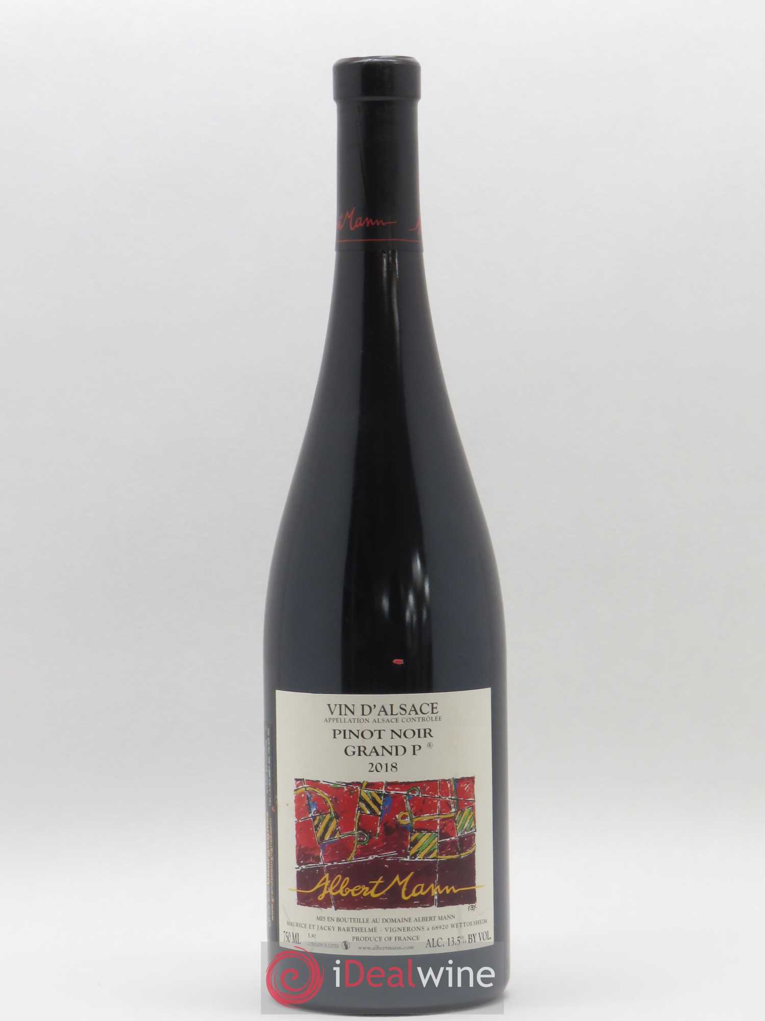 Alsace Pinot Noir Grand P Albert Mann 2018 - Posten von 1 Flasche - 0