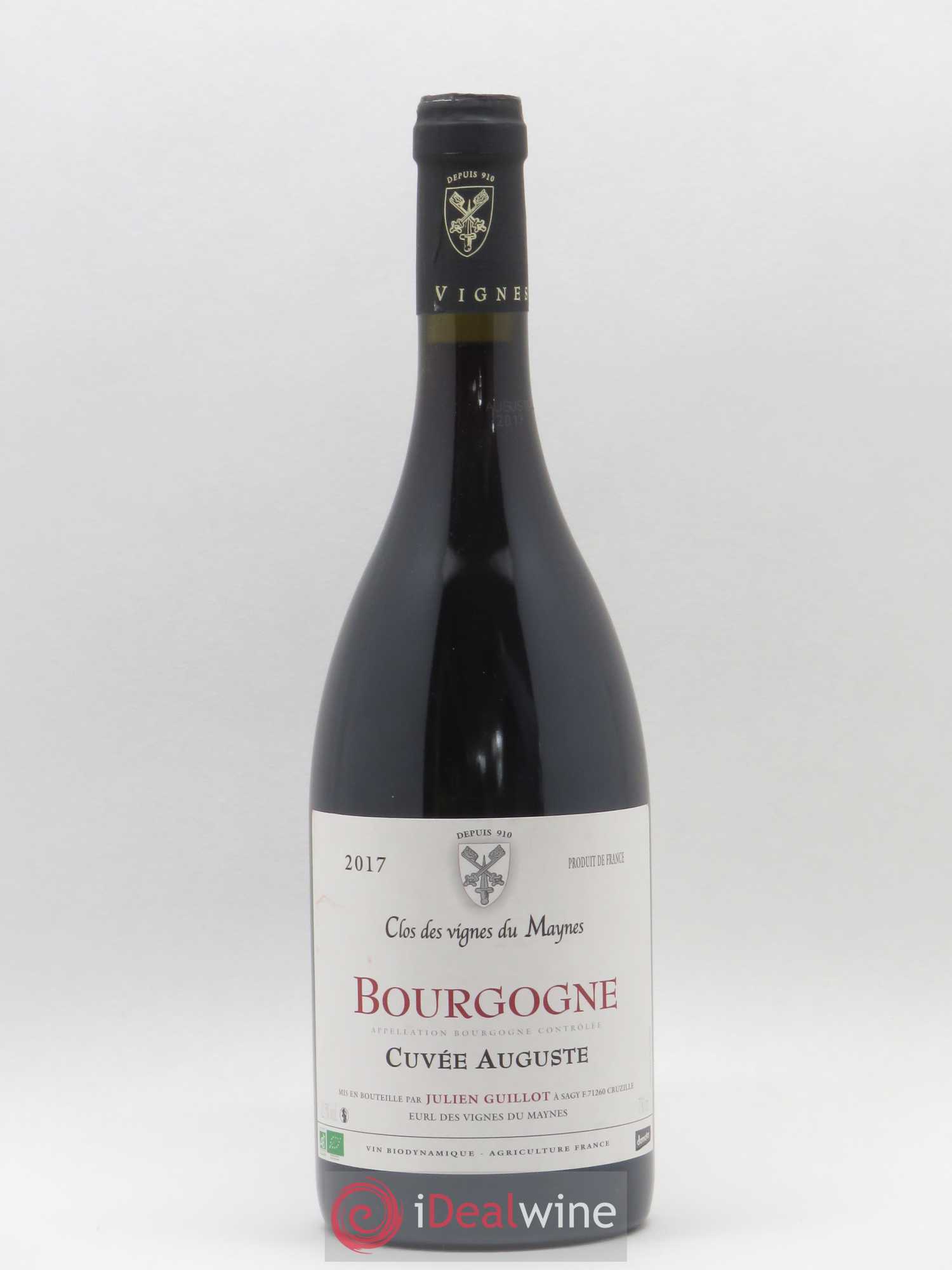 Bourgogne Cuvée Auguste Les Vignes du Maynes 2017 - Lot de 1 bouteille - 0