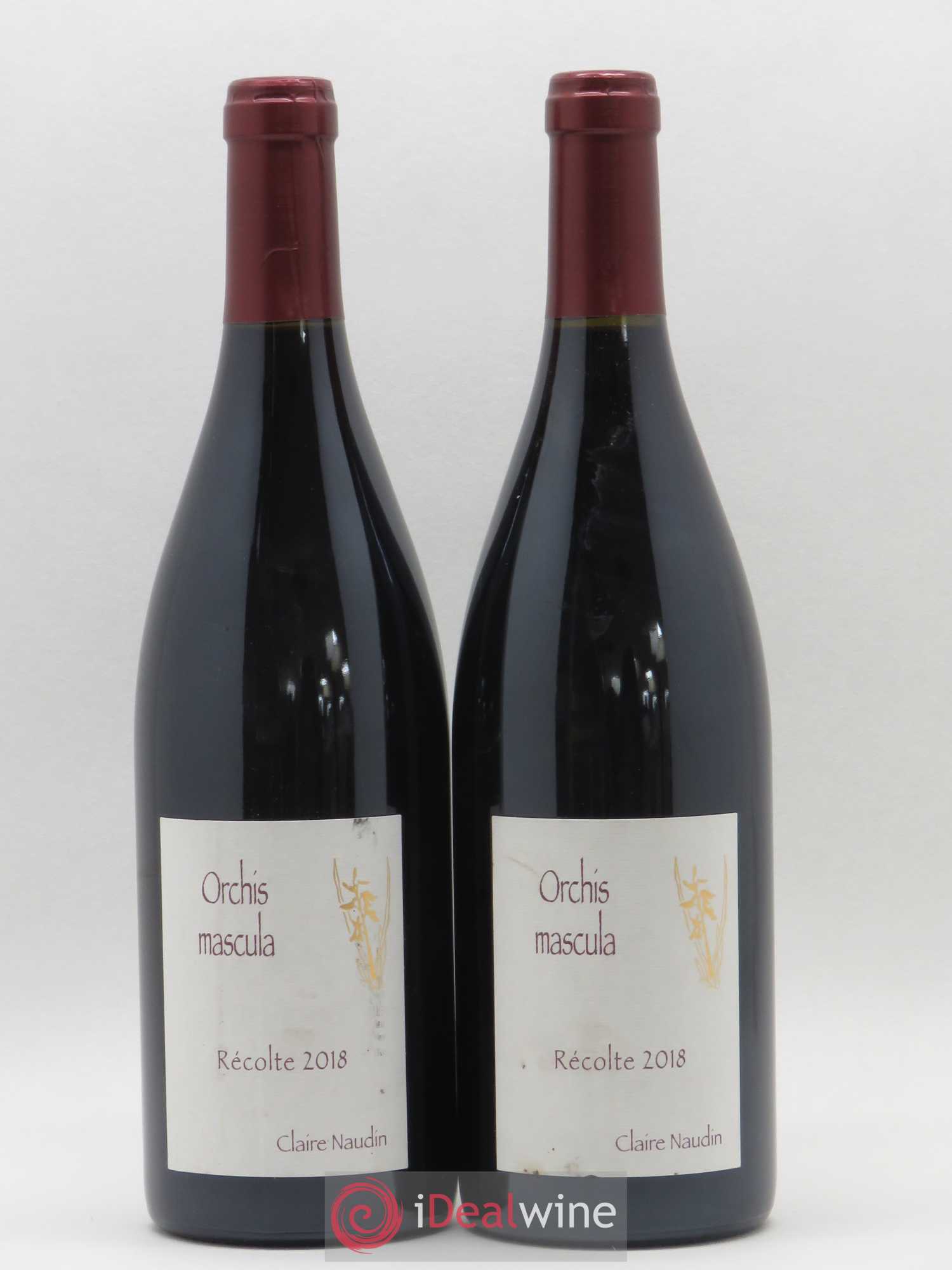 Hautes-Côtes de Beaune Orchis Mascula Claire Naudin 2018 - Posten von 2 Flaschen - 0