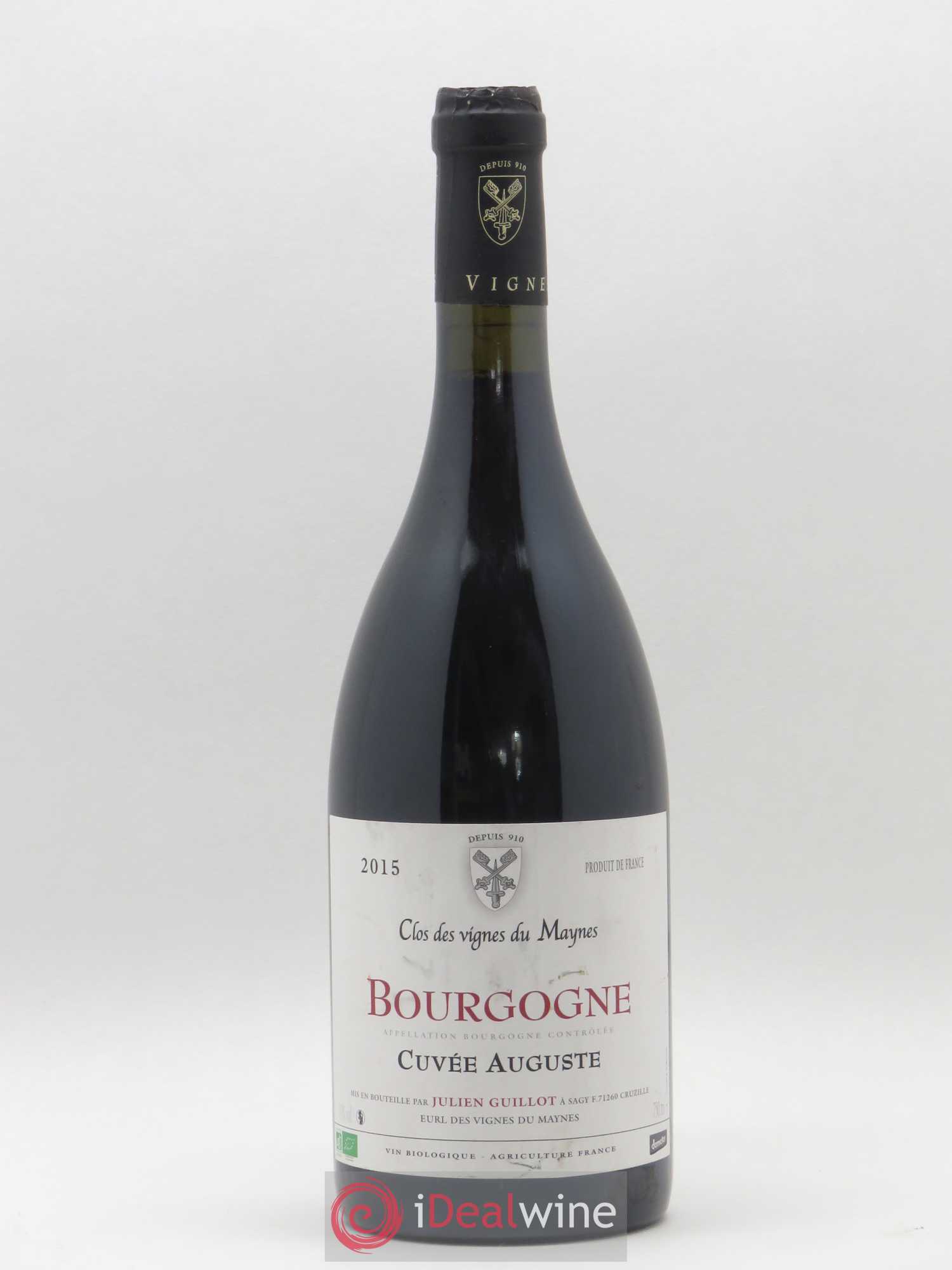 Bourgogne Cuvée Auguste Les Vignes du Maynes 2015 - Lot de 1 bouteille - 0