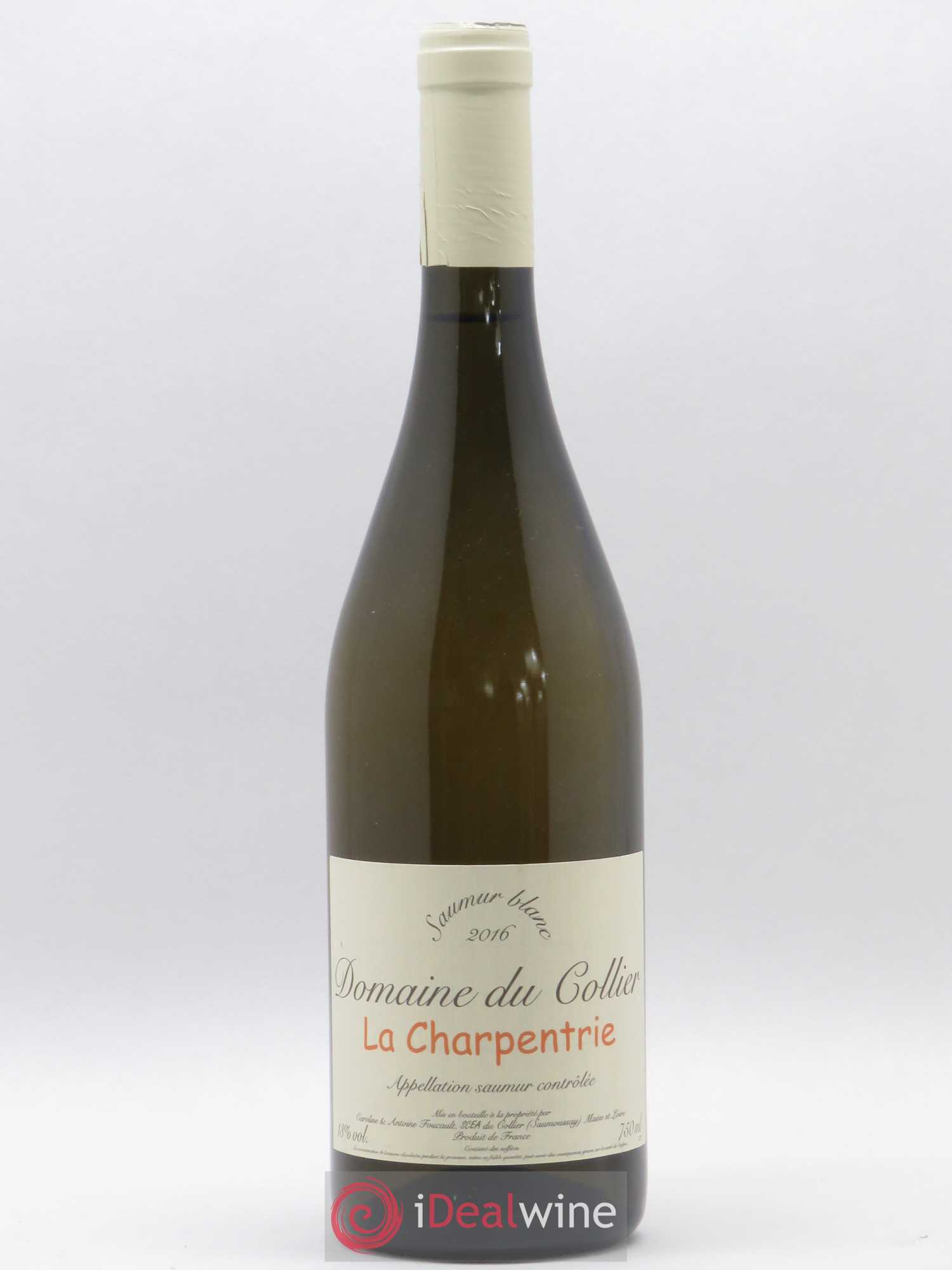Saumur La Charpentrie Domaine du Collier 2016 - Lot de 1 bouteille - 0