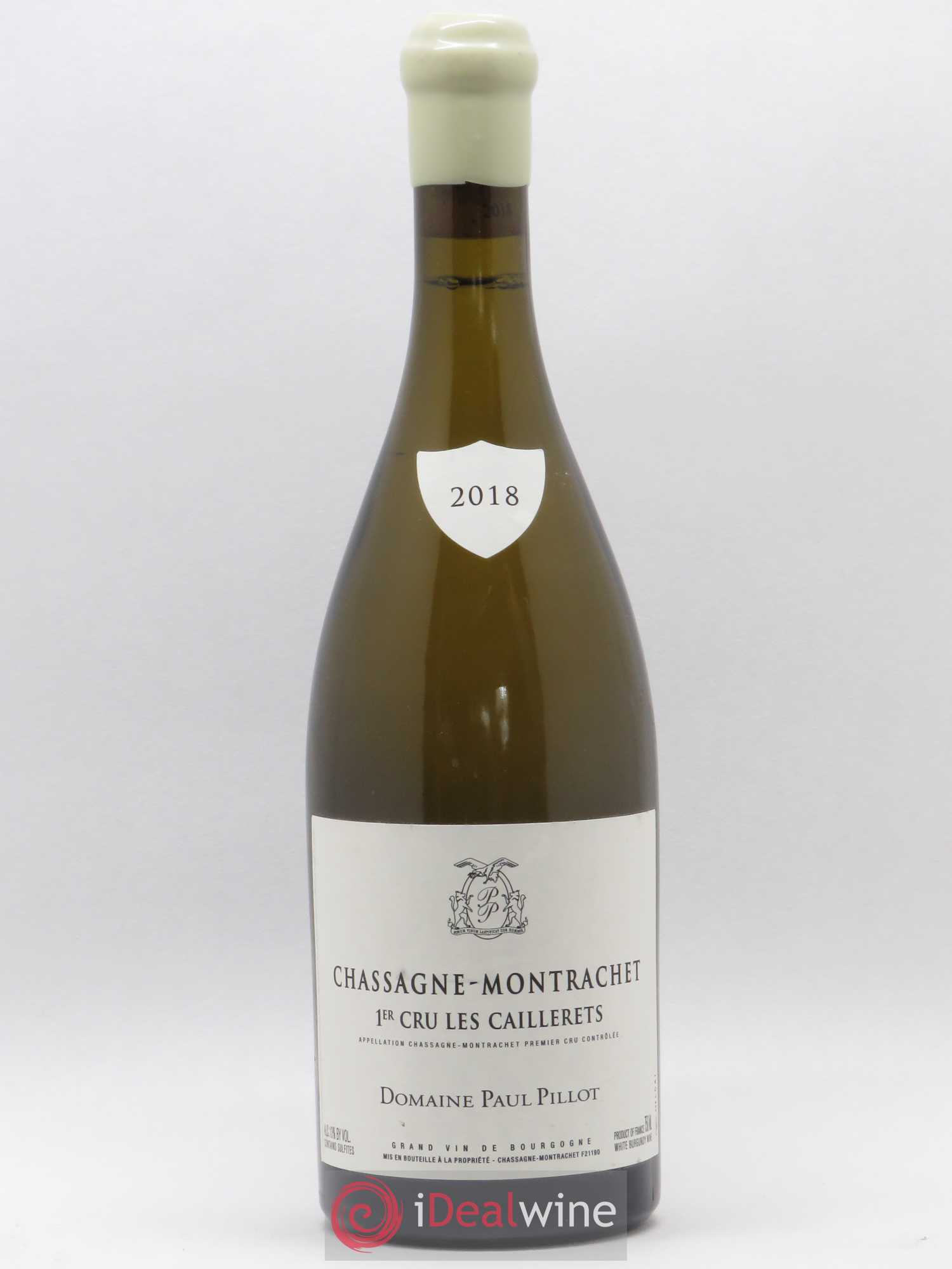 Chassagne-Montrachet 1er Cru Les Caillerets Paul Pillot (Domaine) 2018 - Lot de 1 bouteille - 0