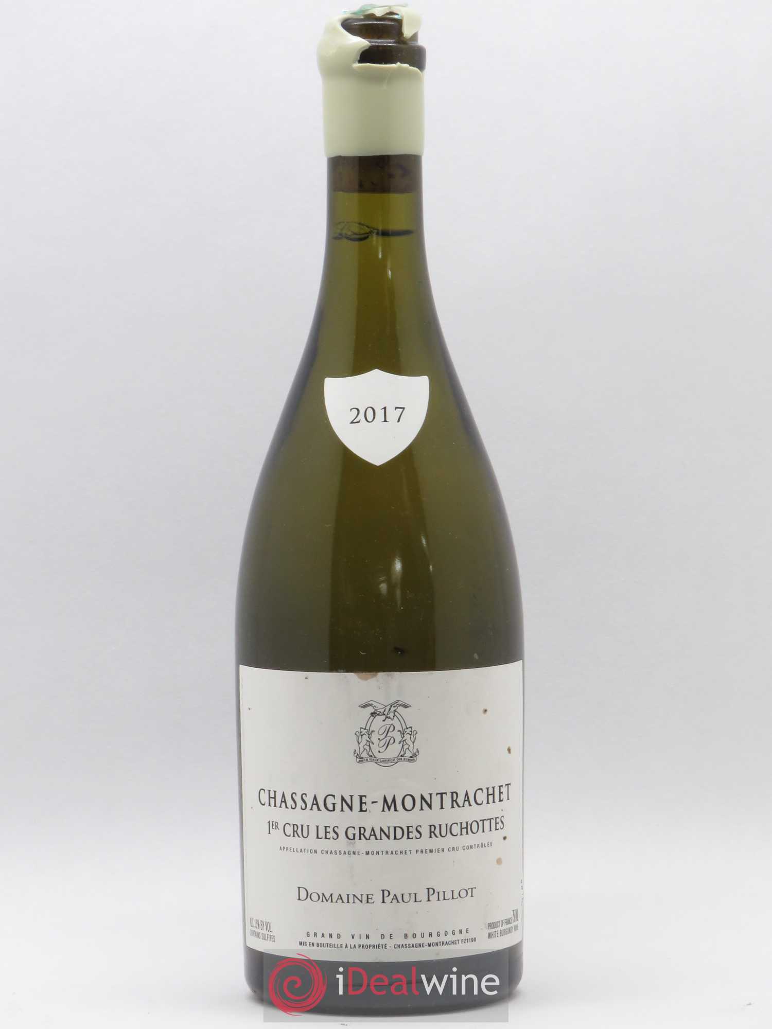 Chassagne-Montrachet 1er Cru Les Grandes Ruchottes Paul Pillot (Domaine) 2017 - Lot de 1 bouteille - 0