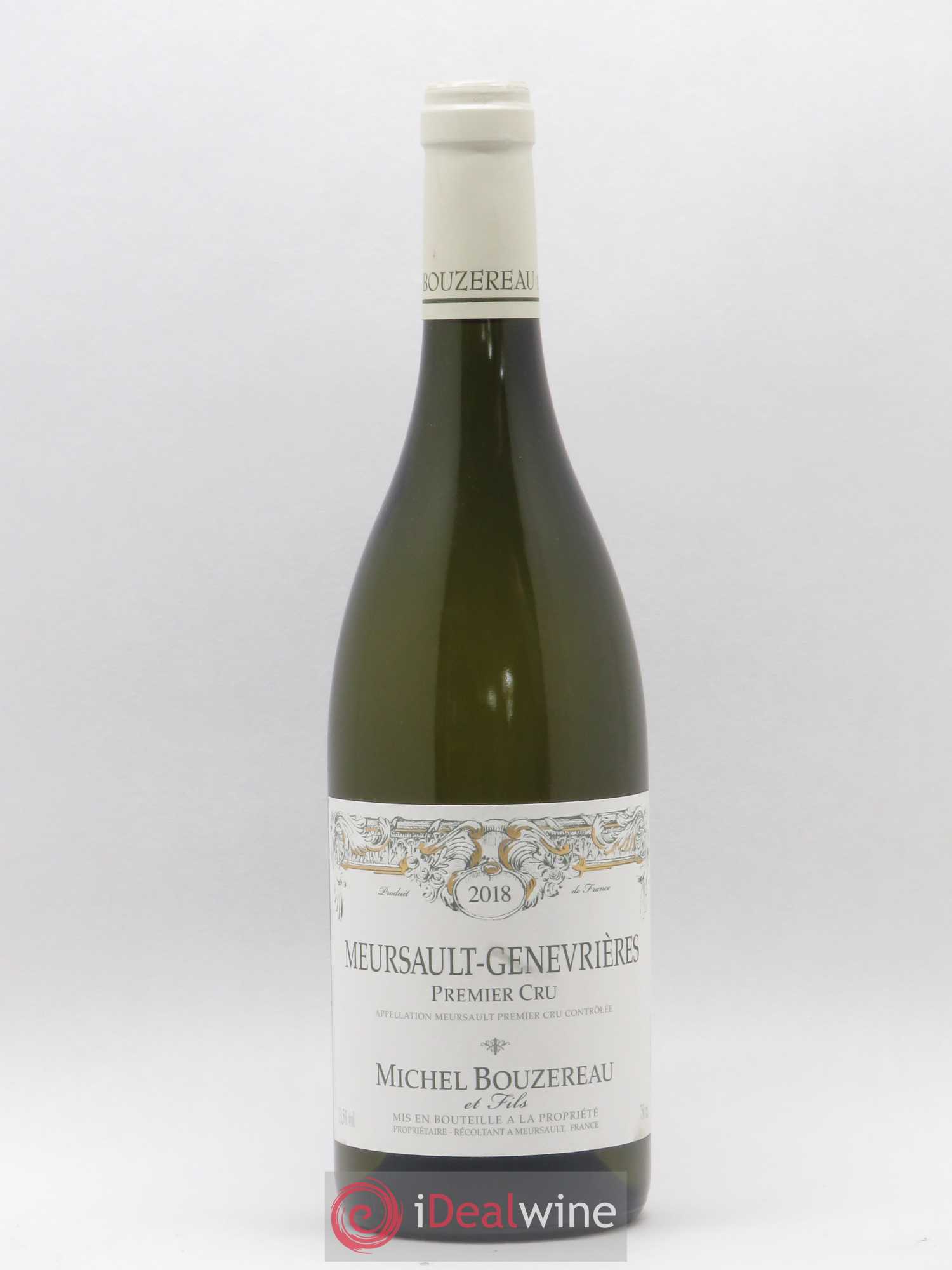 Meursault 1er Cru Les Genevrières Michel Bouzereau et Fils (Domaine) 2018 - Lot de 1 bouteille - 0