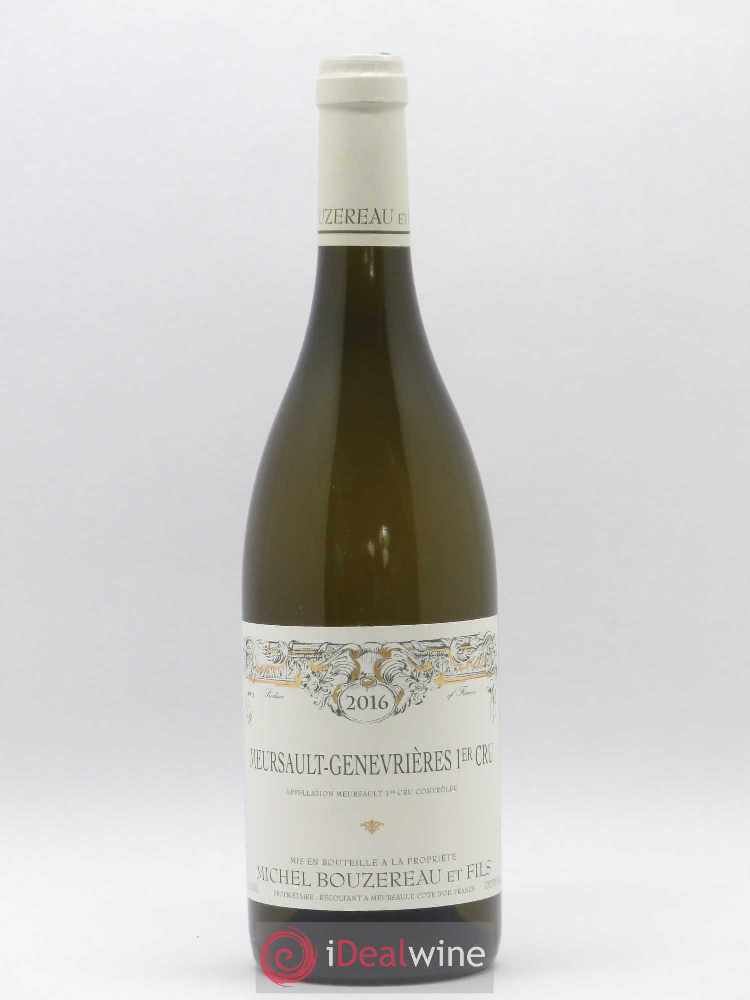 Meursault 1er Cru Les Genevrières Michel Bouzereau et Fils (Domaine) 2016 - Lot de 1 bouteille - 0