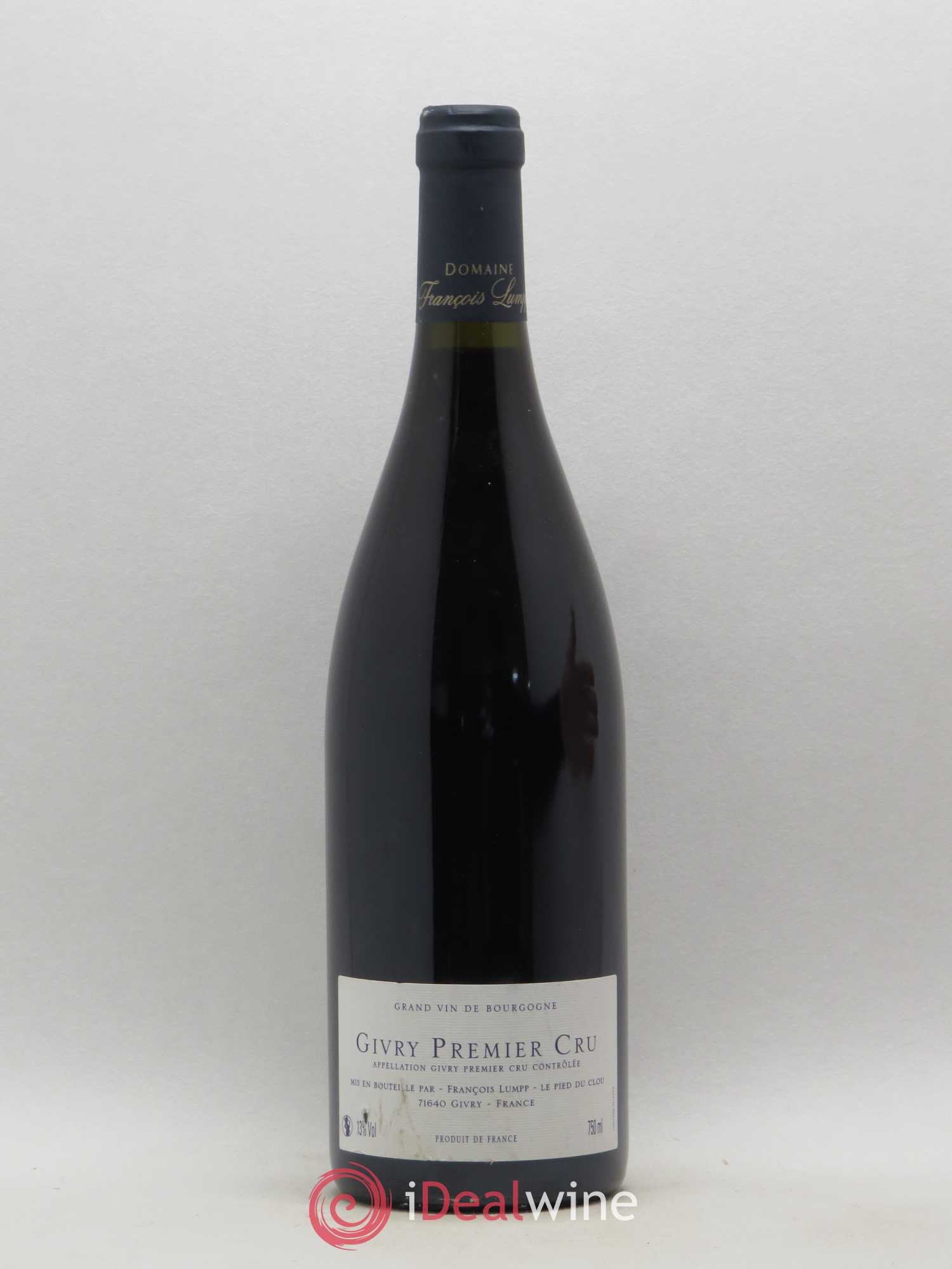 Givry 1er Cru Clos Jus François Lumpp 2016 - Posten von 1 Flasche - 1