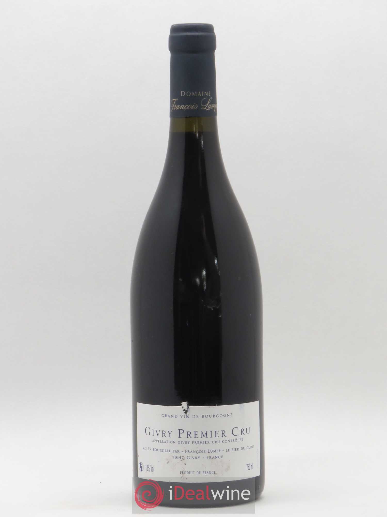 Givry 1er Cru Crausot François Lumpp (Domaine) 2018 - Lot de 1 bouteille - 1