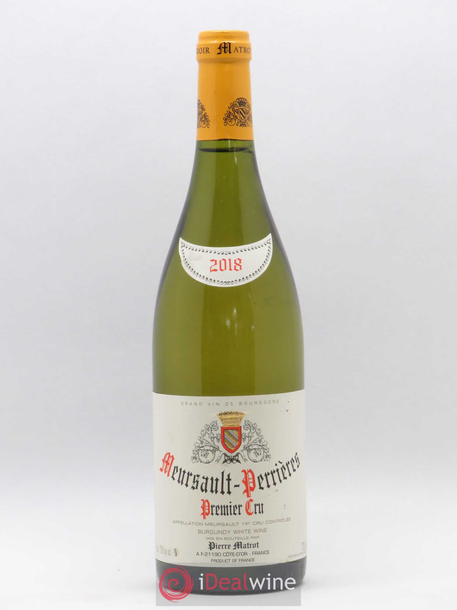 Meursault 1er Cru Perrières Matrot (Domaine) 2018 - Lot de 1 bouteille - 0
