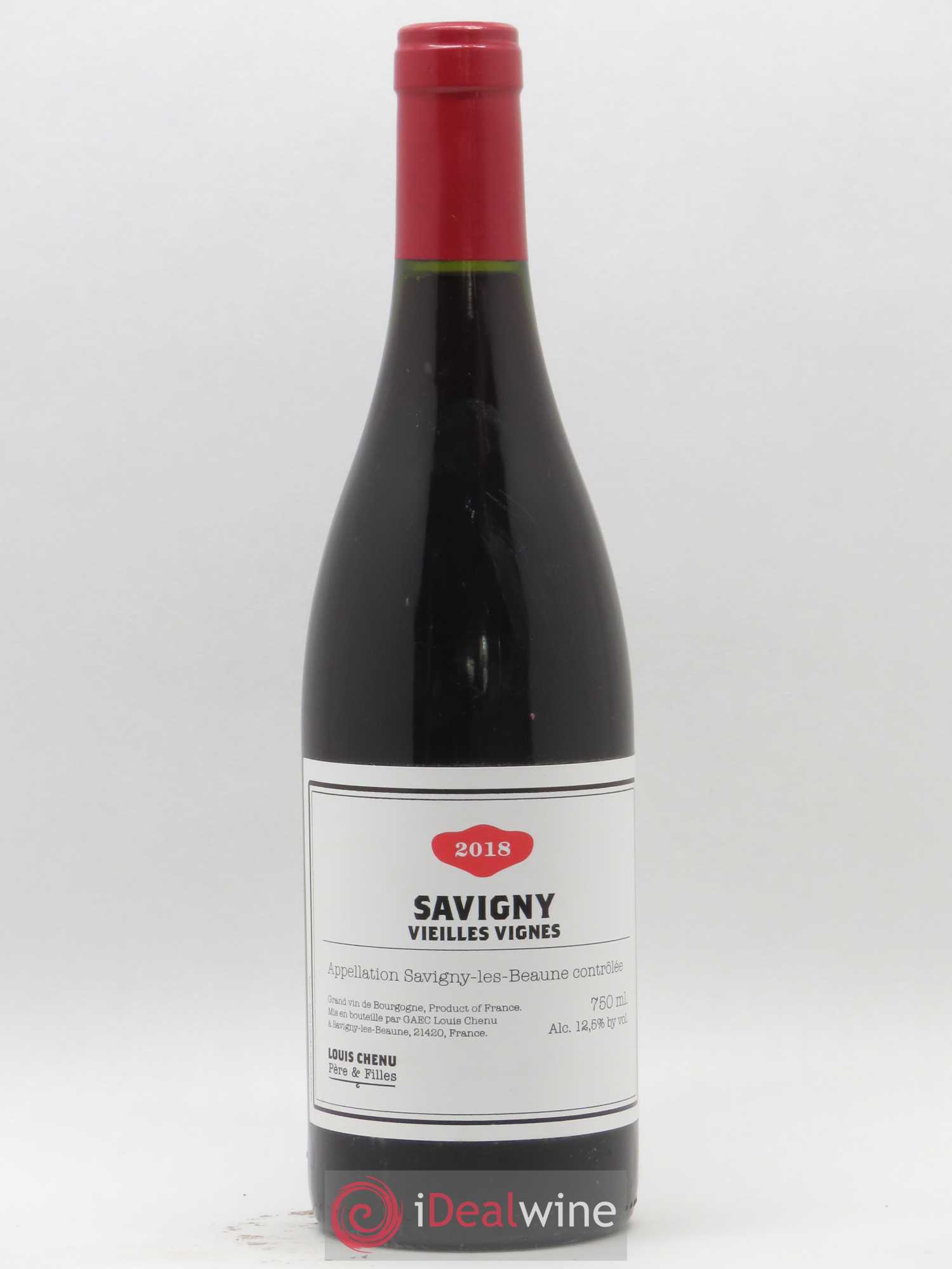 Savigny-lès-Beaune Vieilles Vignes Louis Chenu et Filles 2018 - Posten von 1 Flasche - 0