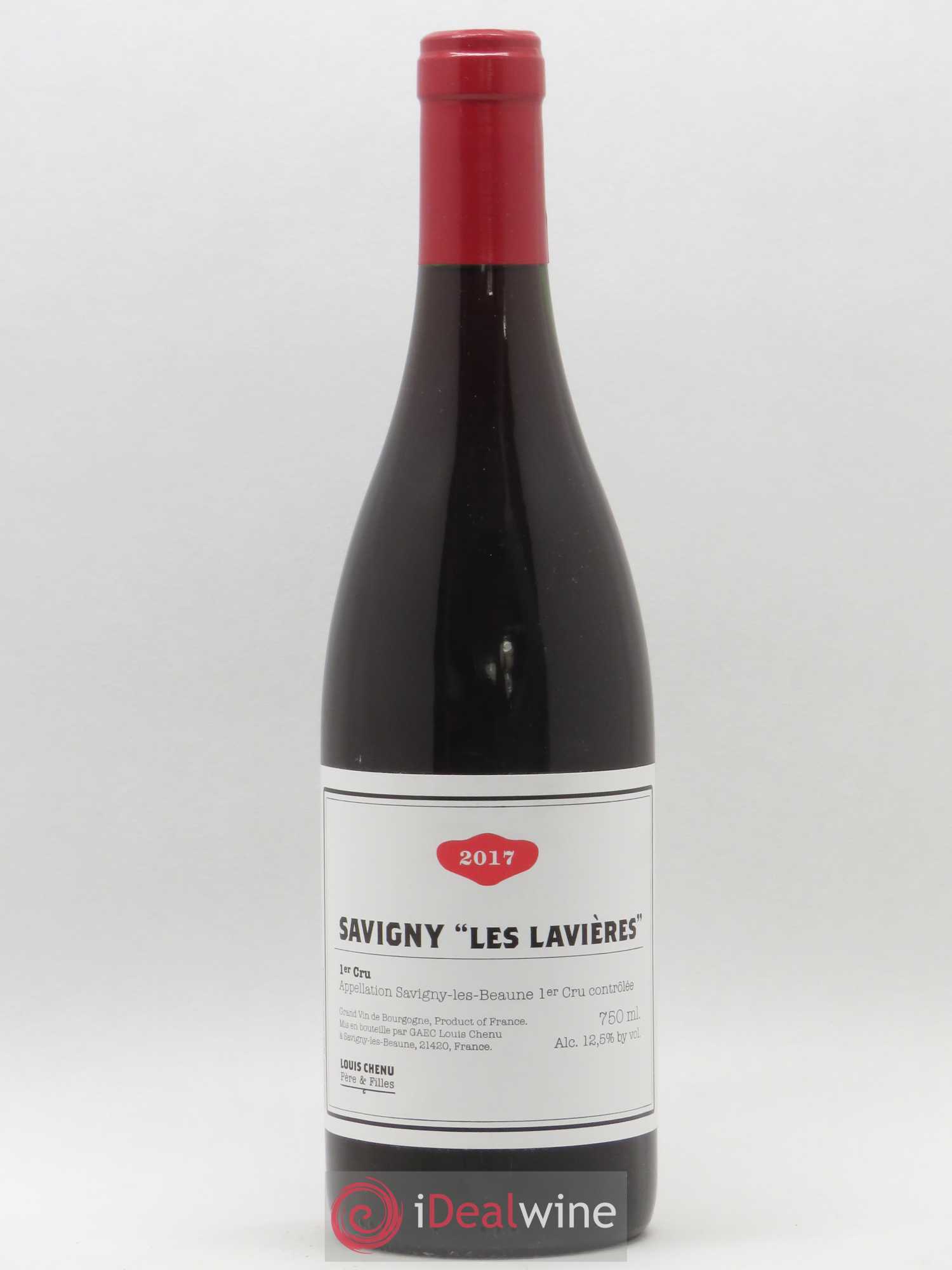 Savigny-lès-Beaune 1er Cru Les Lavières Louis Chenu et Filles 2017 - Posten von 1 Flasche - 0