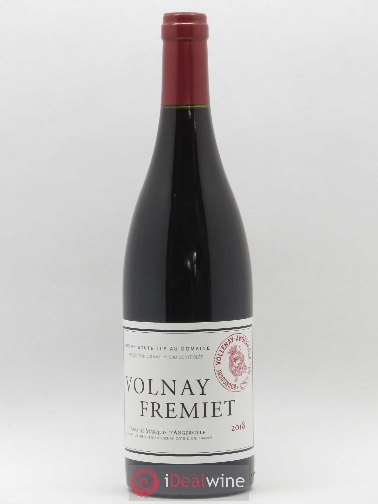 Volnay 1er Cru Frémiet Marquis d'Angerville (Domaine) 2018 - Lot de 1 bouteille - 0