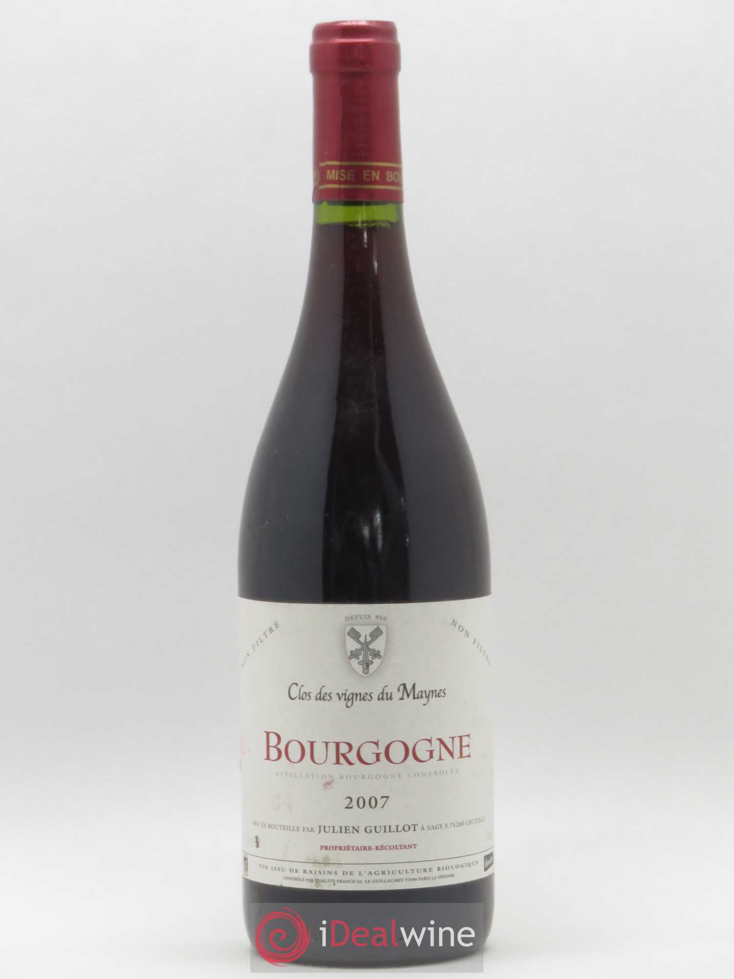 Bourgogne Clos des Vignes du Maynes 2007 - Posten von 1 Flasche - 0