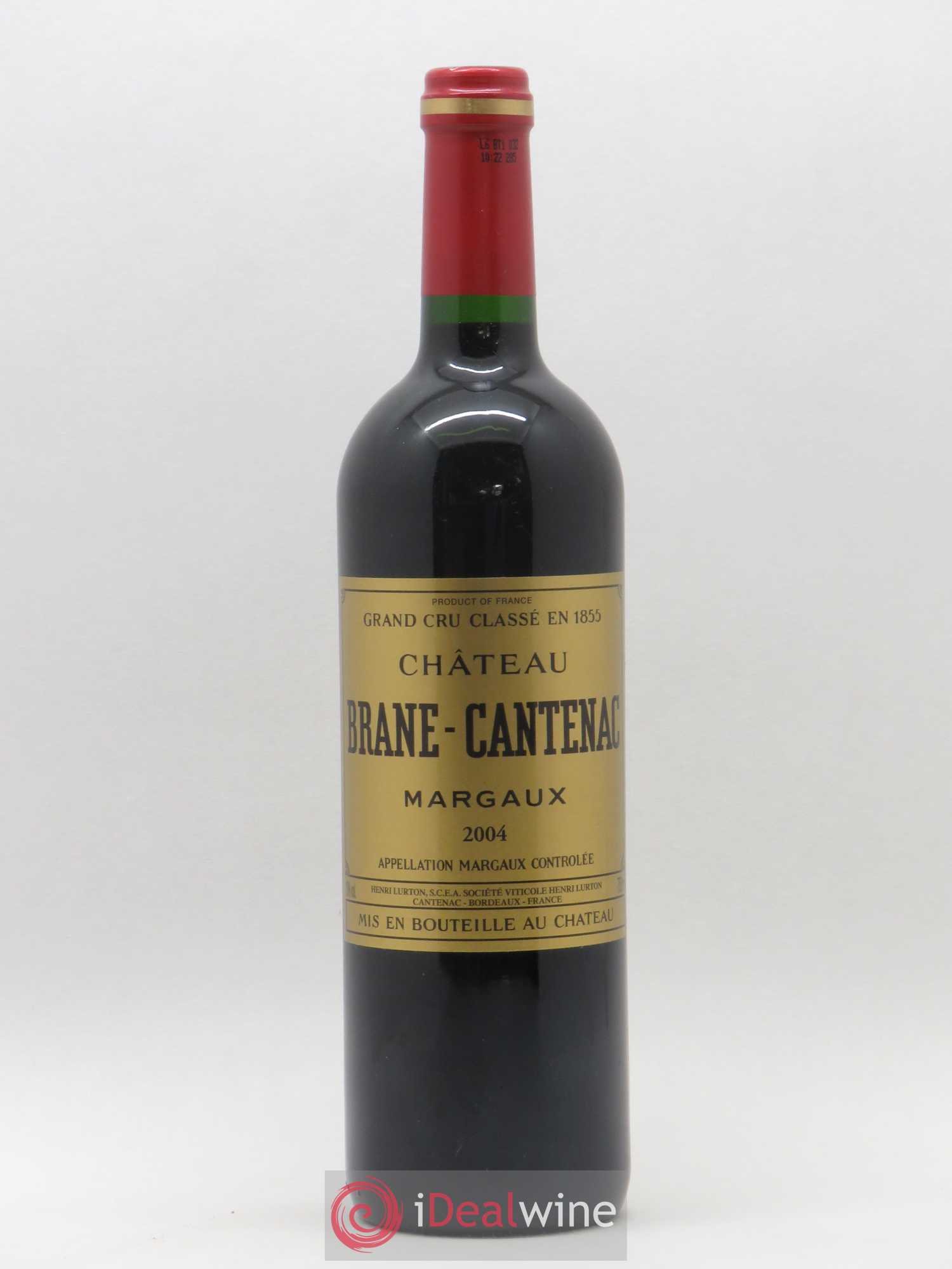 Château Brane Cantenac 2ème Grand Cru Classé 2004 - Lot de 1 bouteille - 0