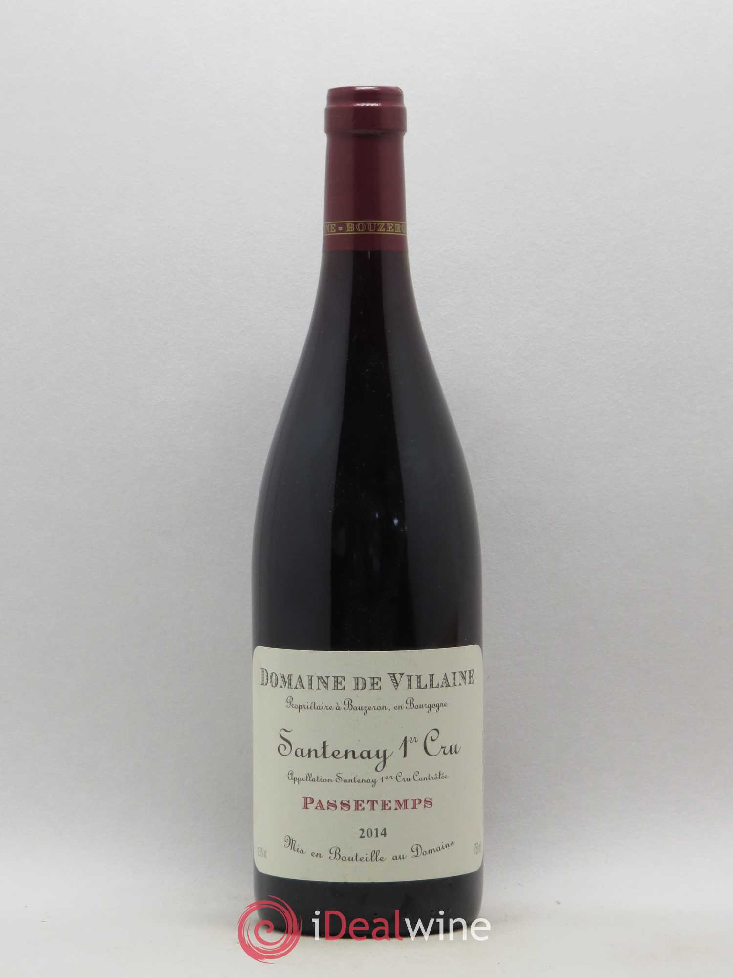 Santenay 1er Cru Passetemps Domaine de Villaine 2014 - Lot de 1 bouteille - 0